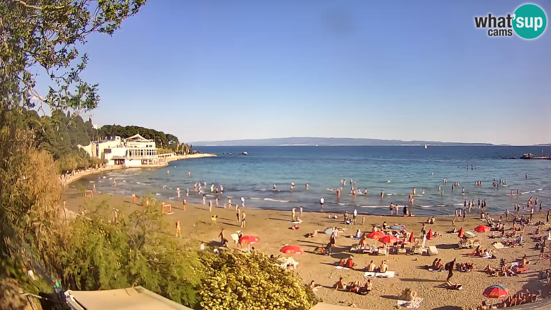 Webcam Live –  Split – spiaggia Bačvice