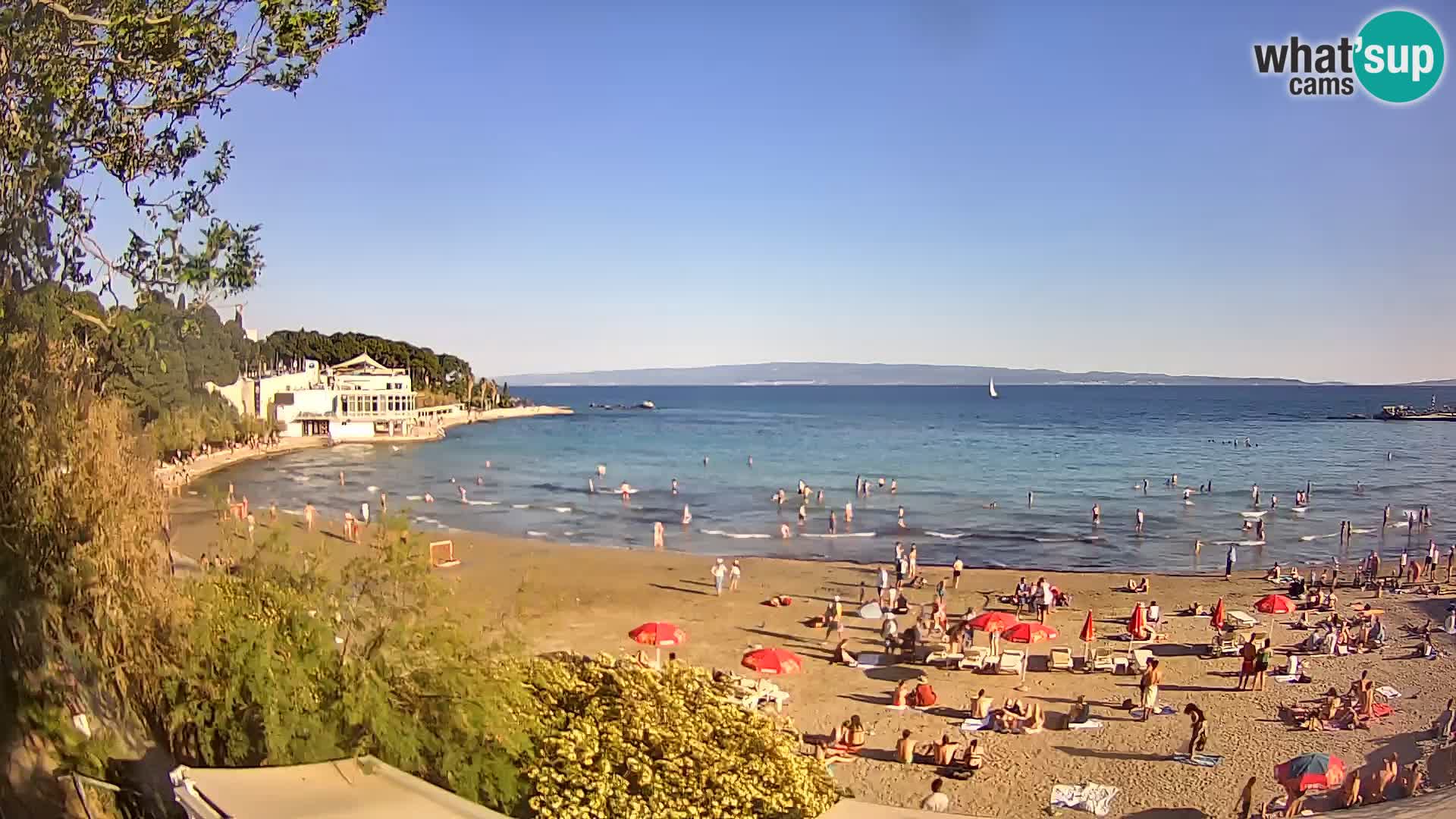 Webcam Live –  Split – spiaggia Bačvice