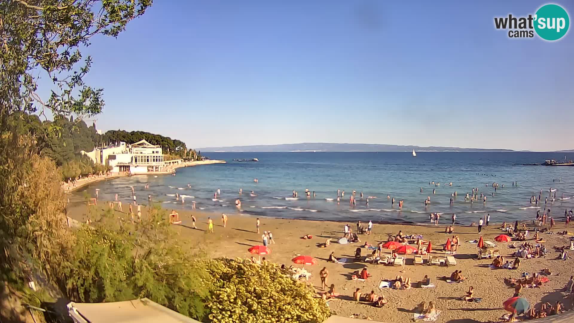 Web kamera Split – plaža Bačvice
