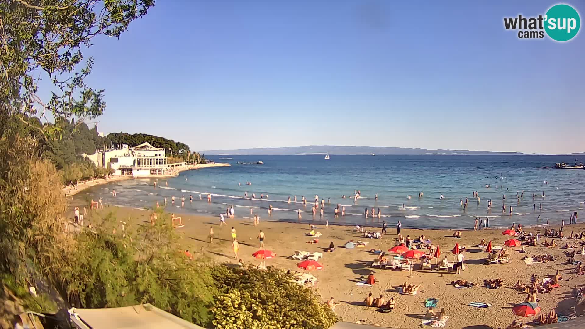 Web kamera Split – plaža Bačvice
