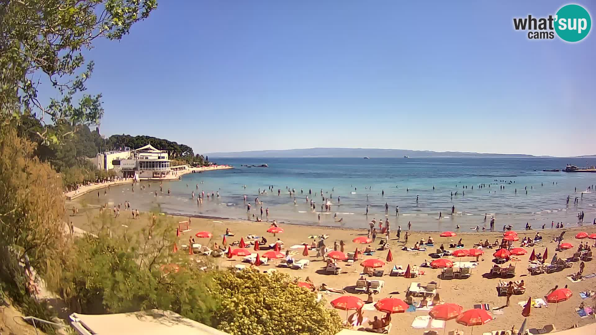 Web kamera Split – plaža Bačvice