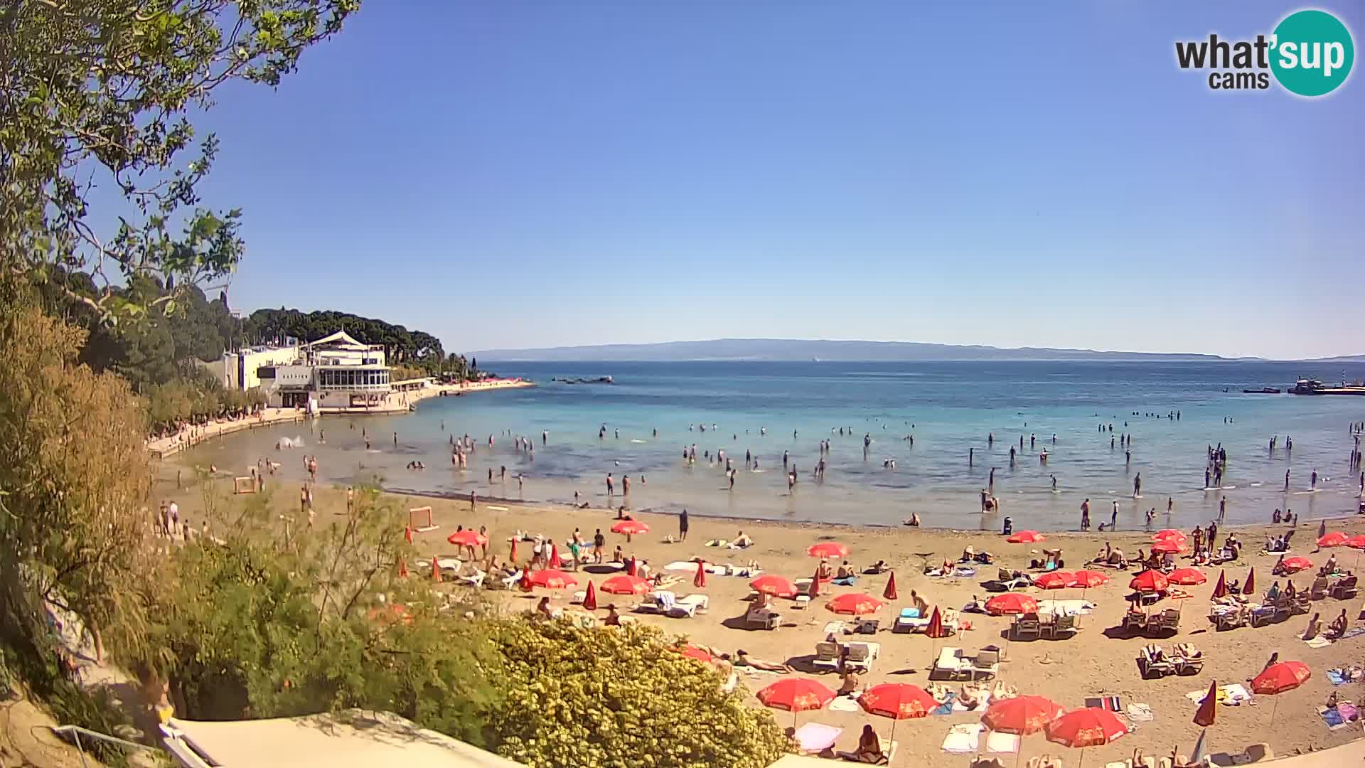 Web kamera Split – plaža Bačvice