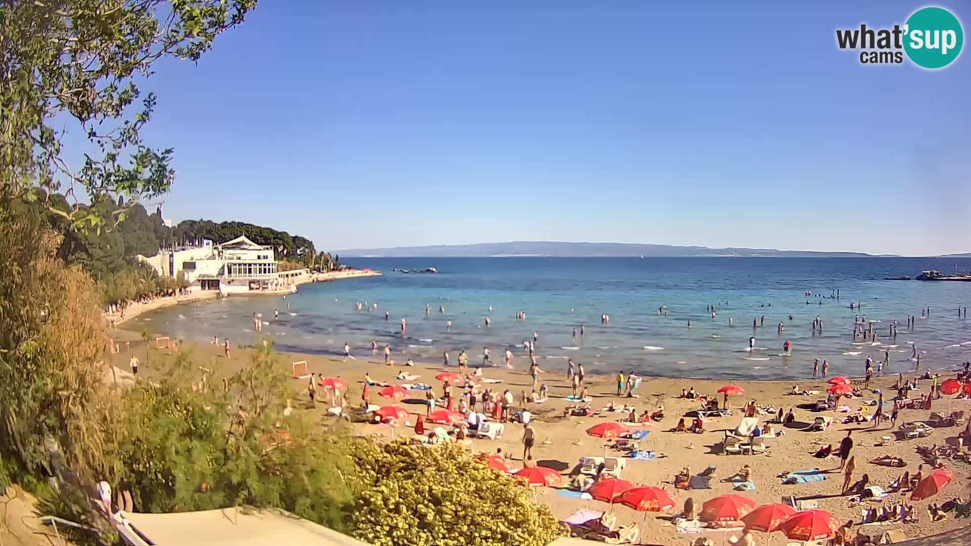 Webcam Live –  Split – spiaggia Bačvice
