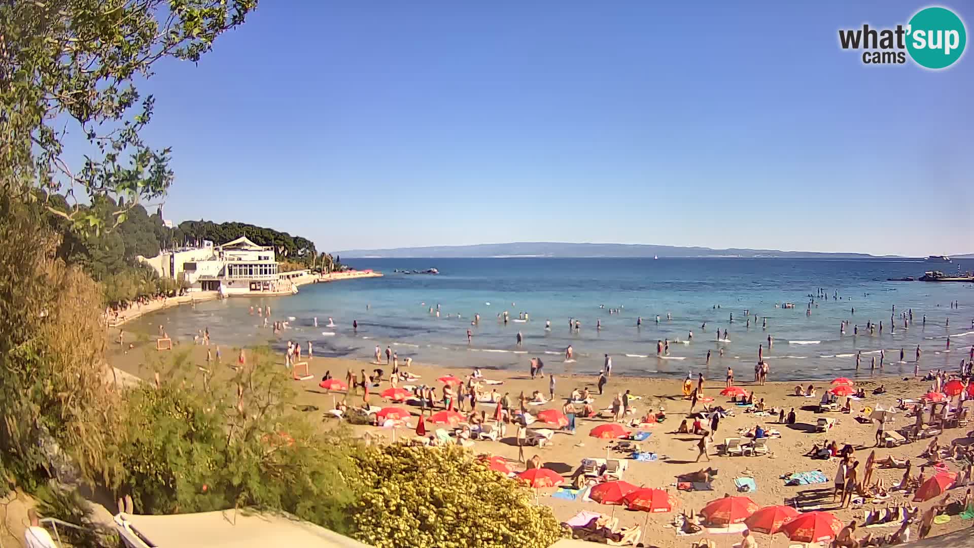 Webcam Live –  Split – spiaggia Bačvice