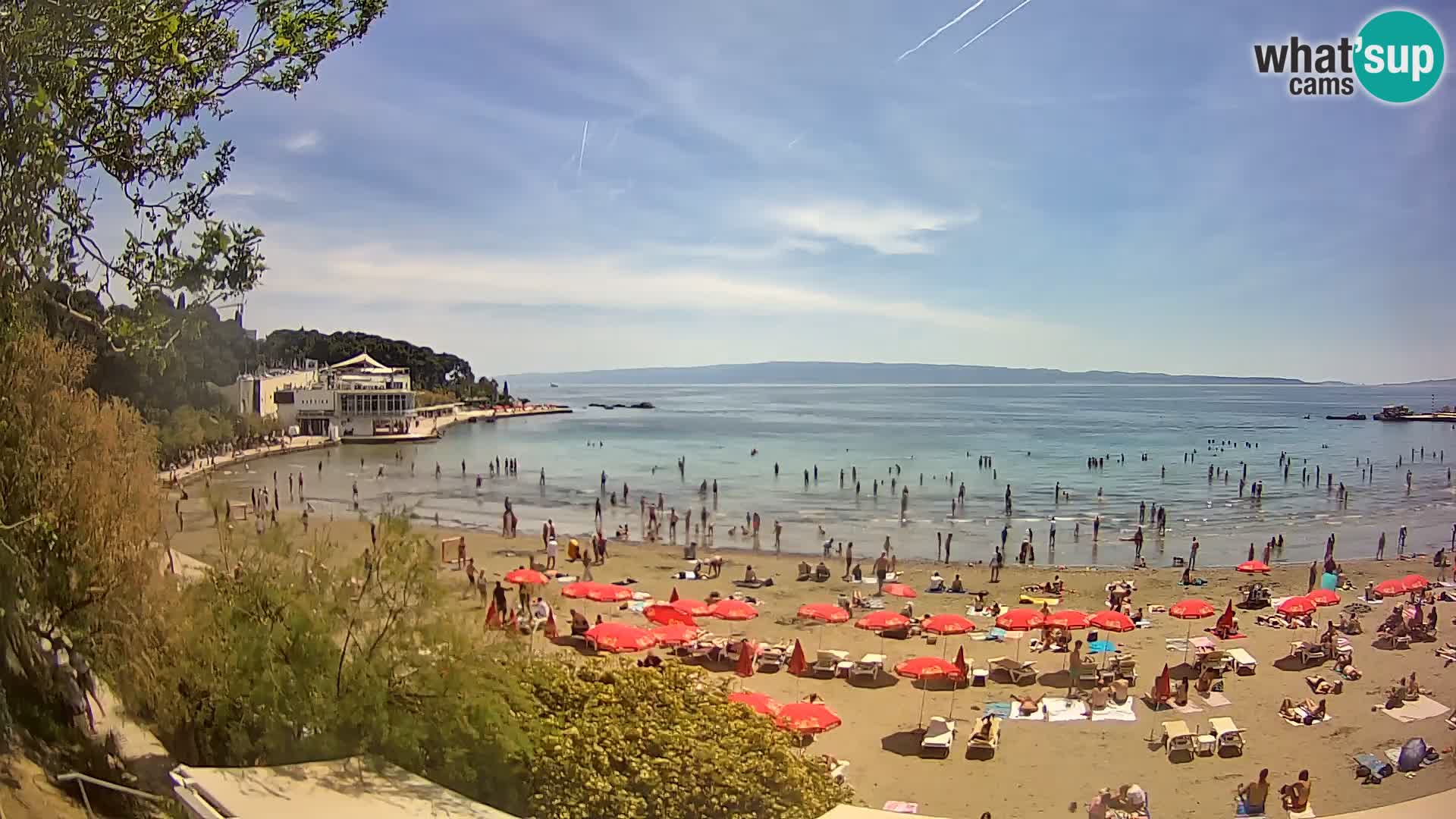 Web kamera Split – plaža Bačvice
