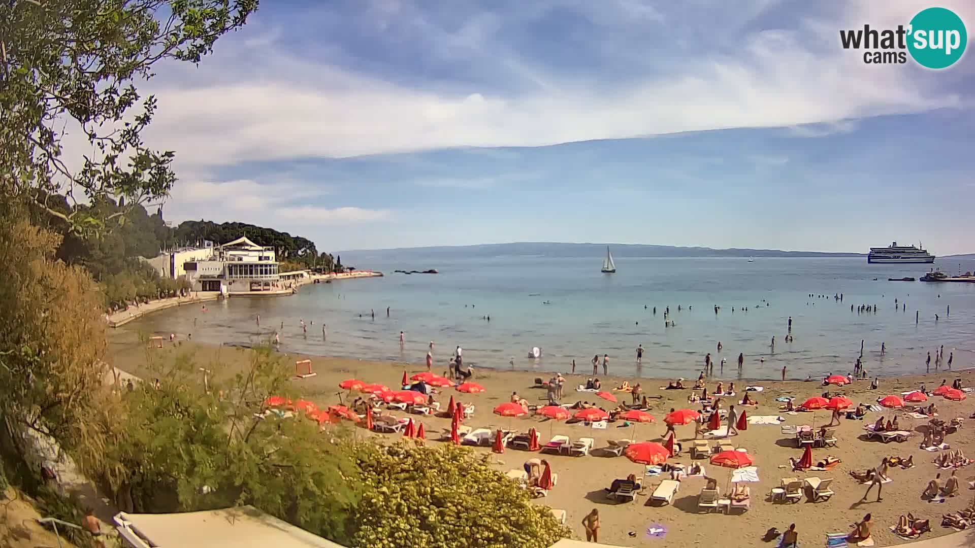 Webcam Live – Split – Bačvice beach