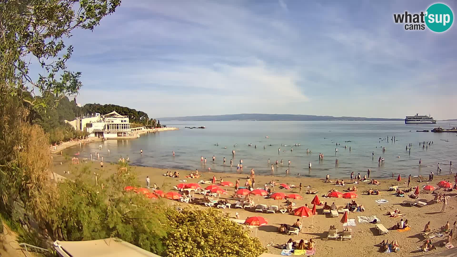 Webcam Live –  Split – spiaggia Bačvice