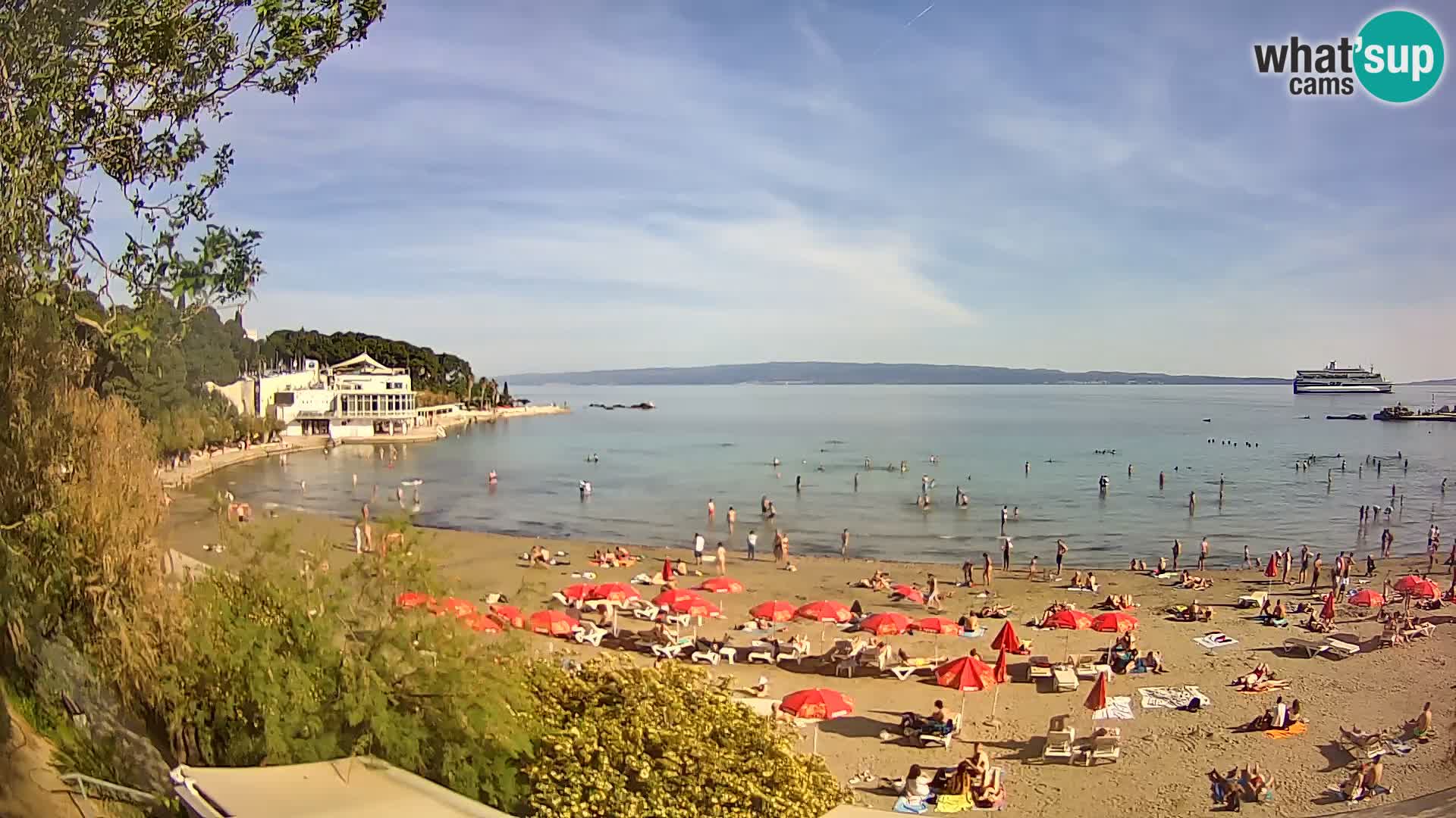 Webcam Live –  Split – spiaggia Bačvice