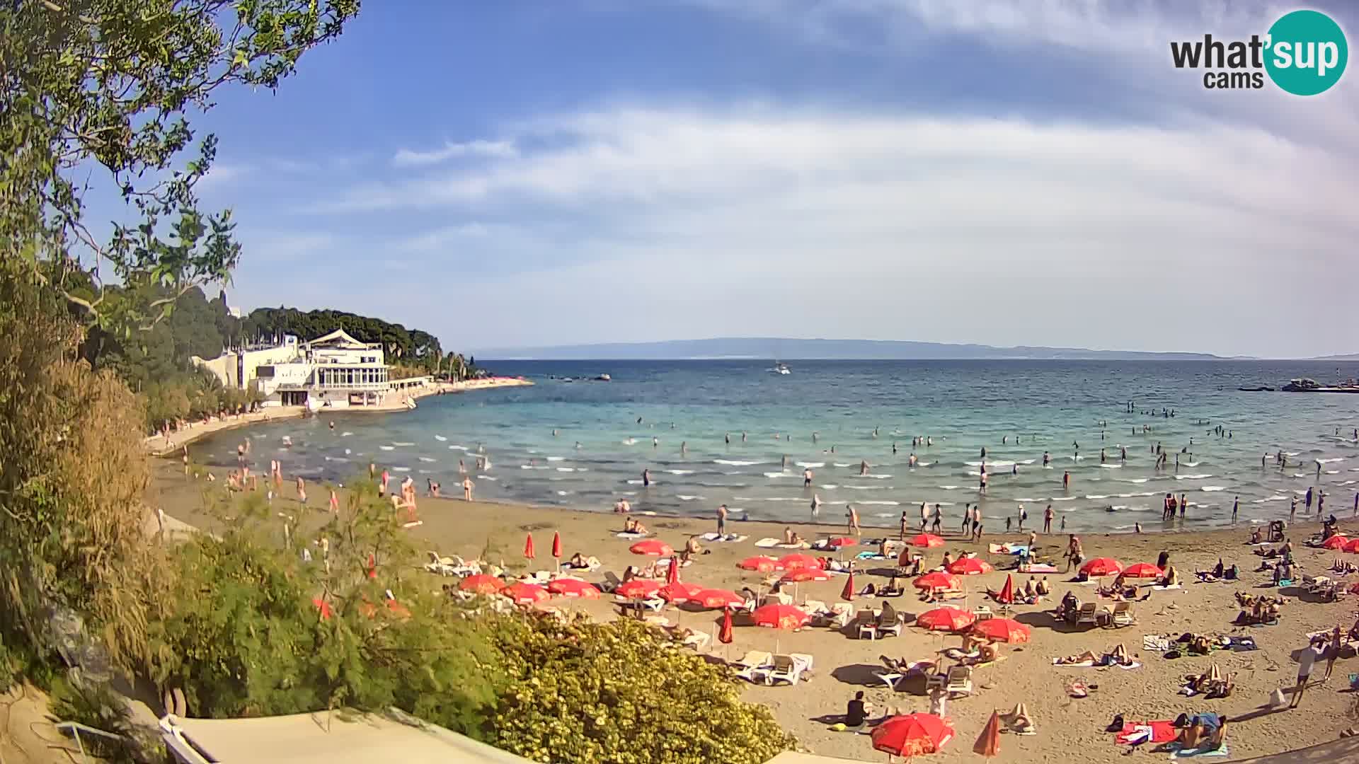 Web kamera Split – plaža Bačvice