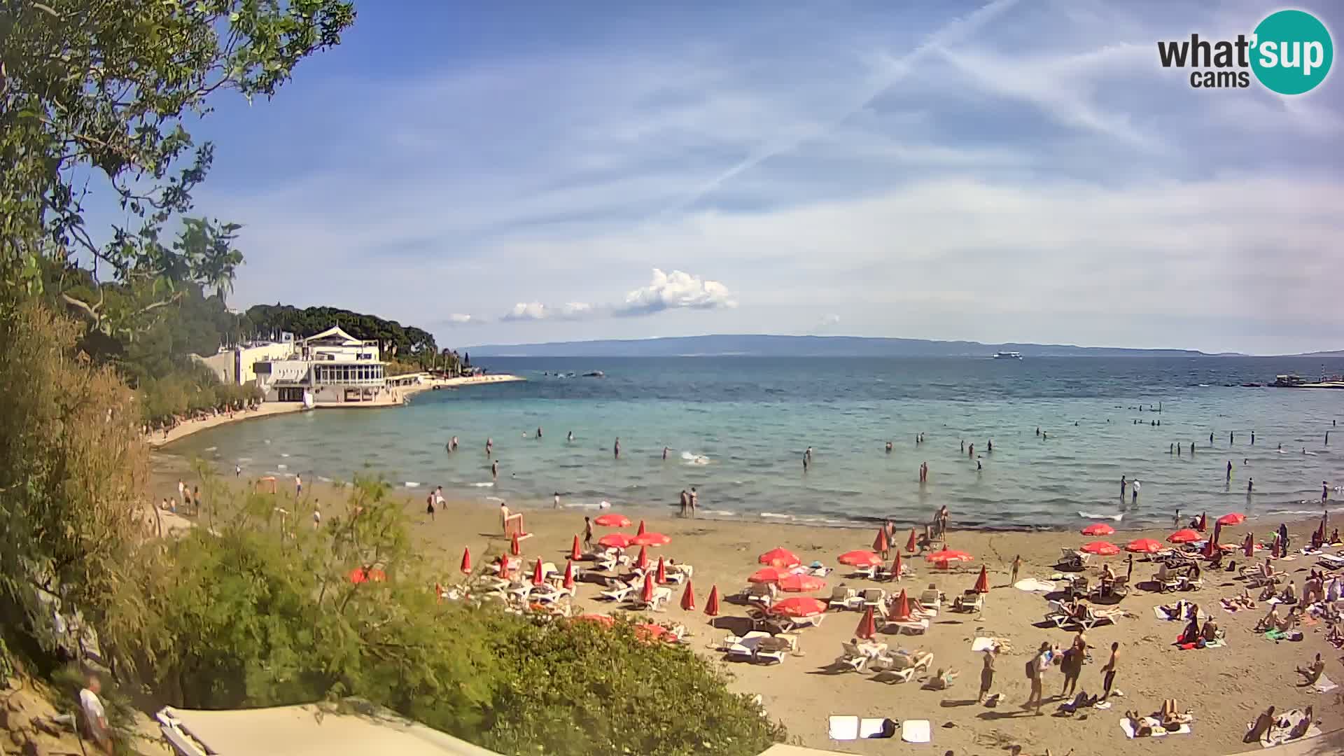 Webcam Live –  Split – spiaggia Bačvice