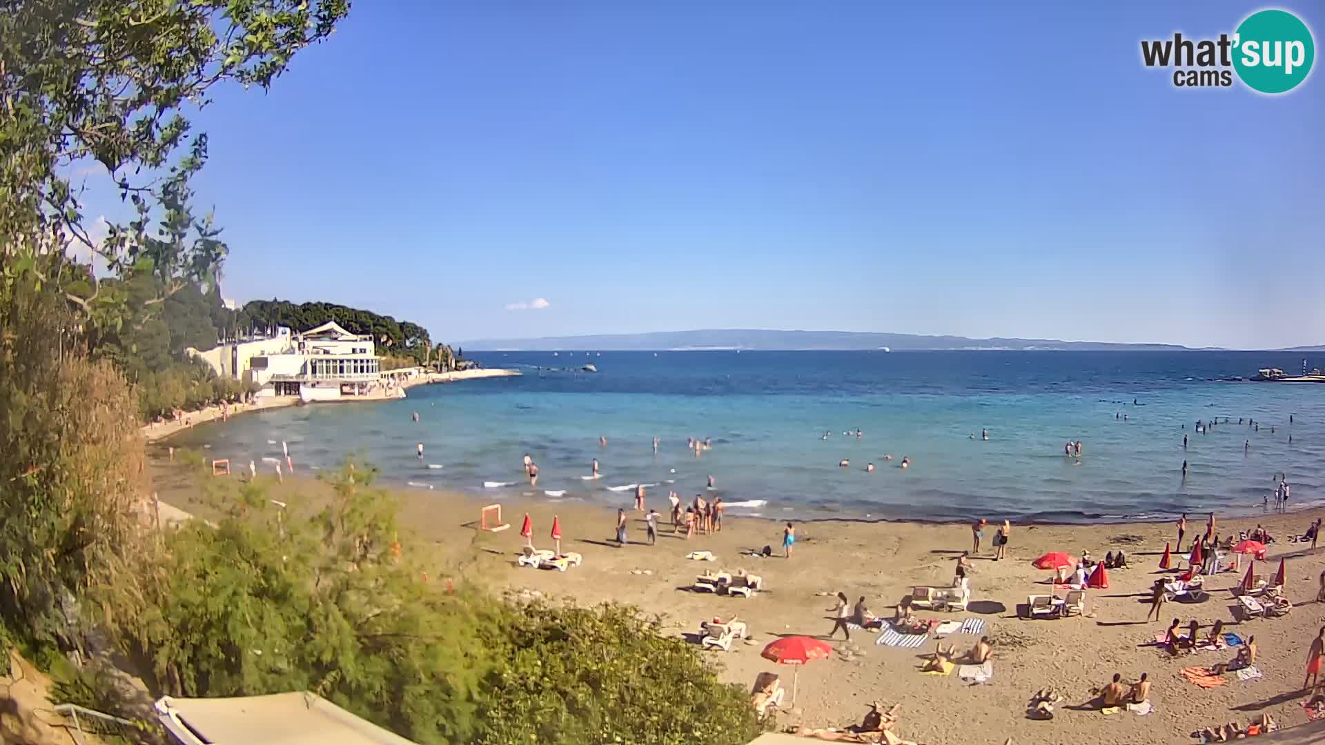 Web kamera Split – plaža Bačvice