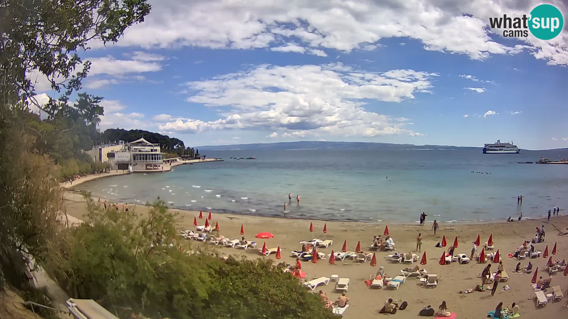 Spletna kamera Split – plaža Bačvice