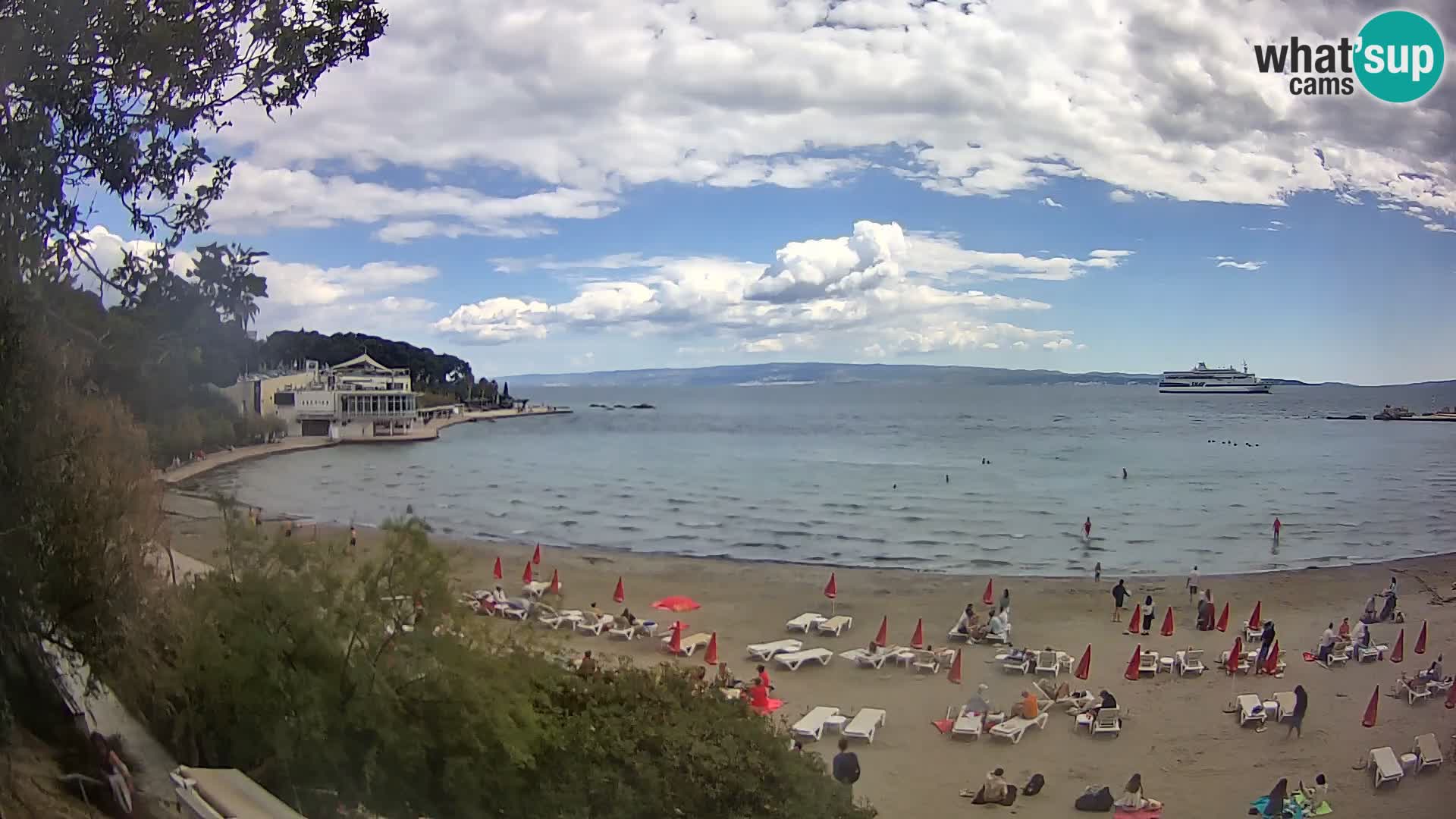 Webcam Live –  Split – spiaggia Bačvice