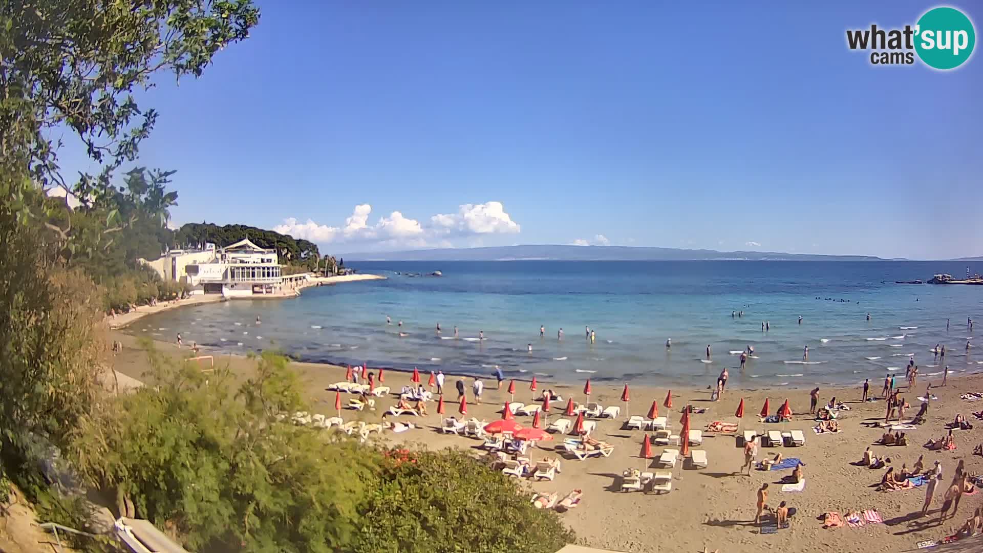 Web kamera Split – plaža Bačvice
