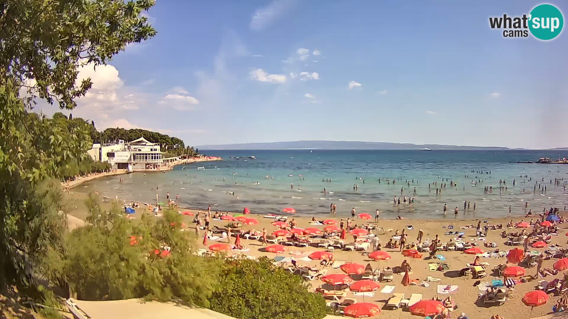 Webcam Live –  Split – spiaggia Bačvice