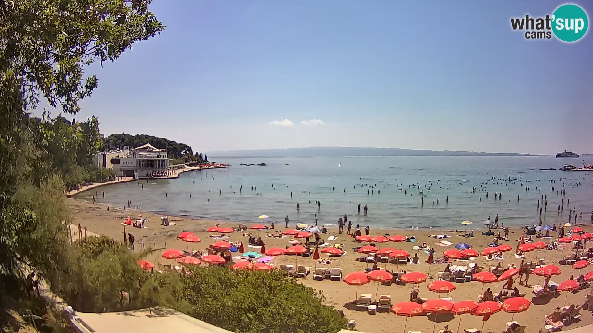 Webcam Live –  Split – spiaggia Bačvice