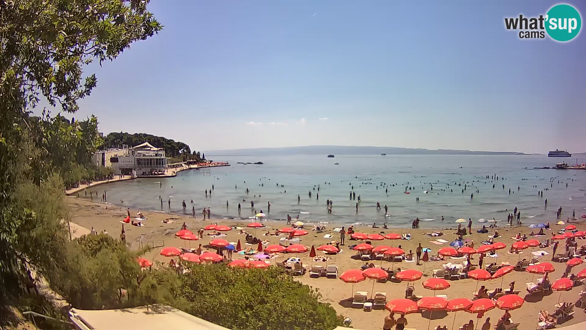 Webcam Live –  Split – spiaggia Bačvice