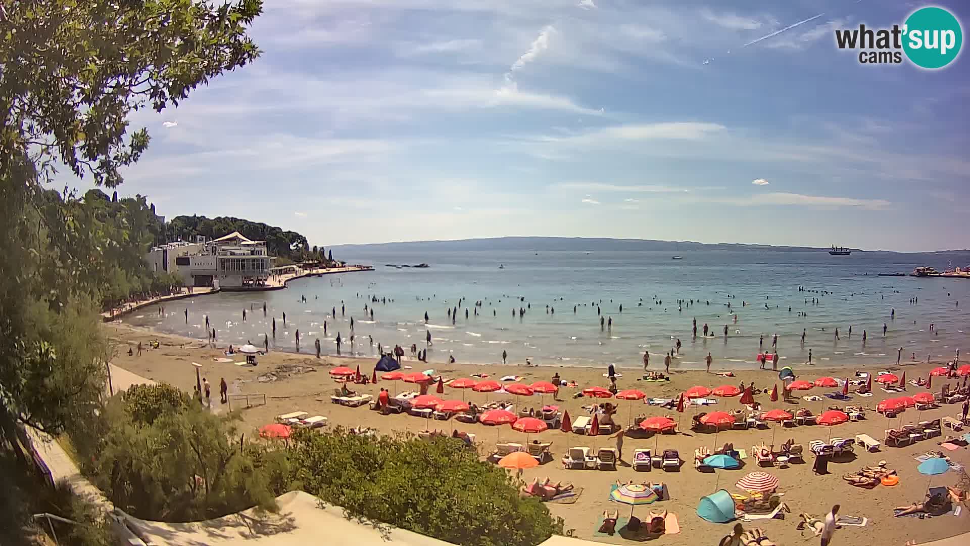 Web kamera Split – plaža Bačvice