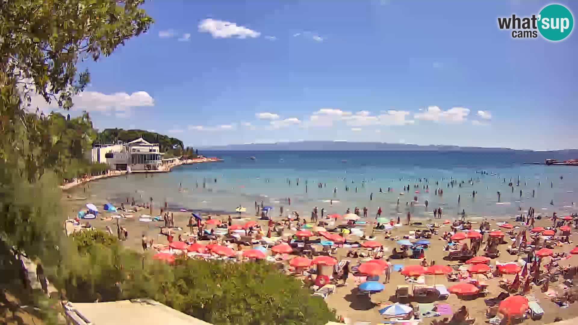 Webcam Live –  Split – spiaggia Bačvice