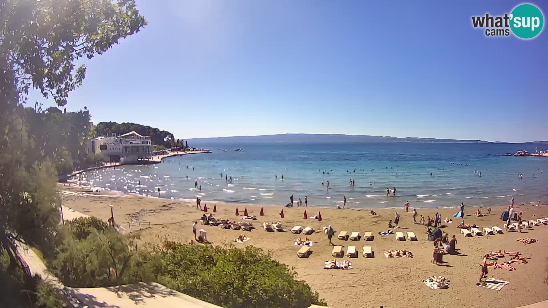 Webcam Live –  Split – spiaggia Bačvice