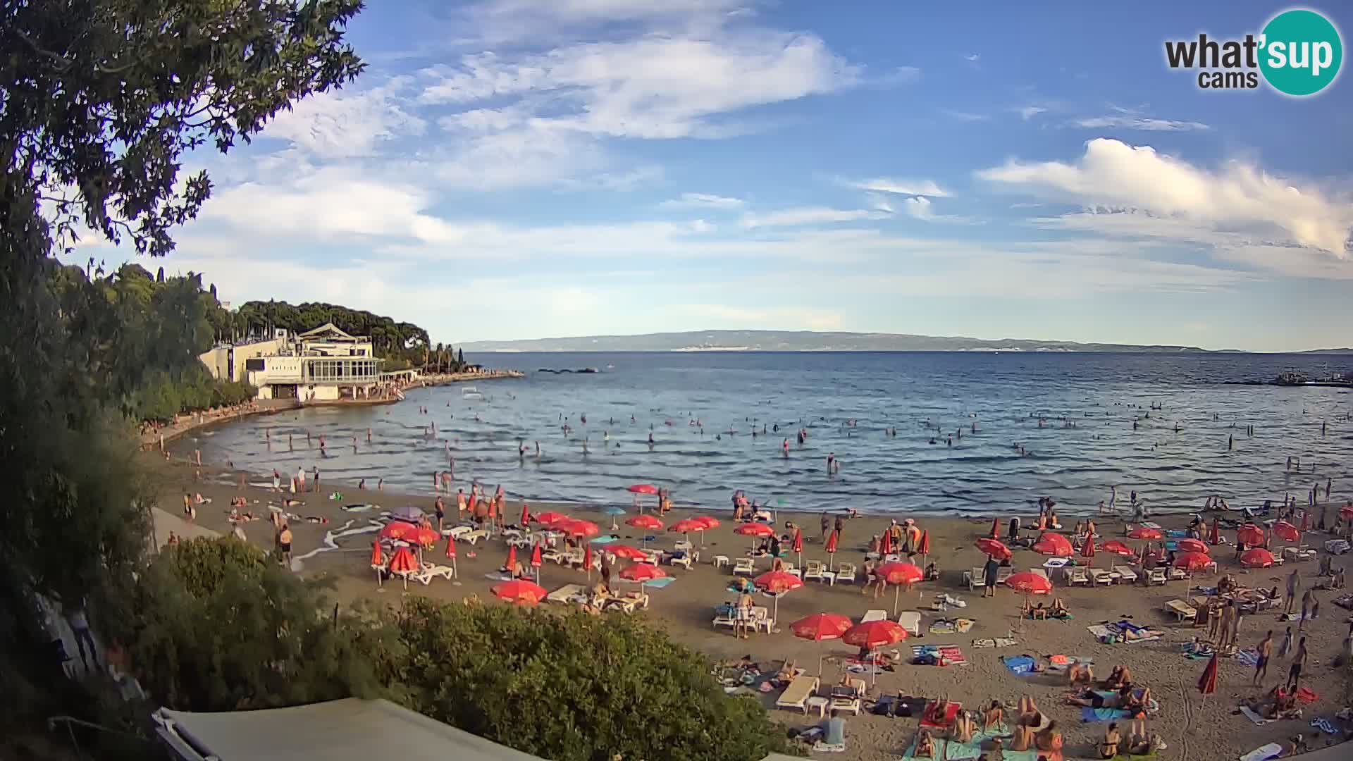 Webcam Live –  Split – spiaggia Bačvice