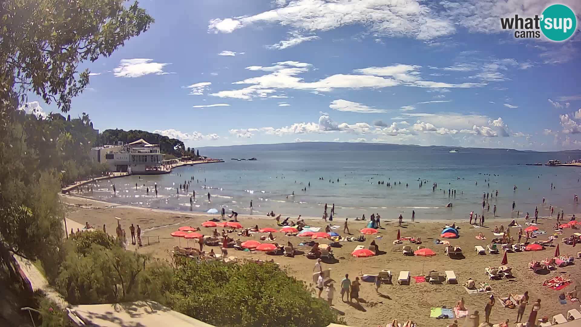 Spletna kamera Split – plaža Bačvice