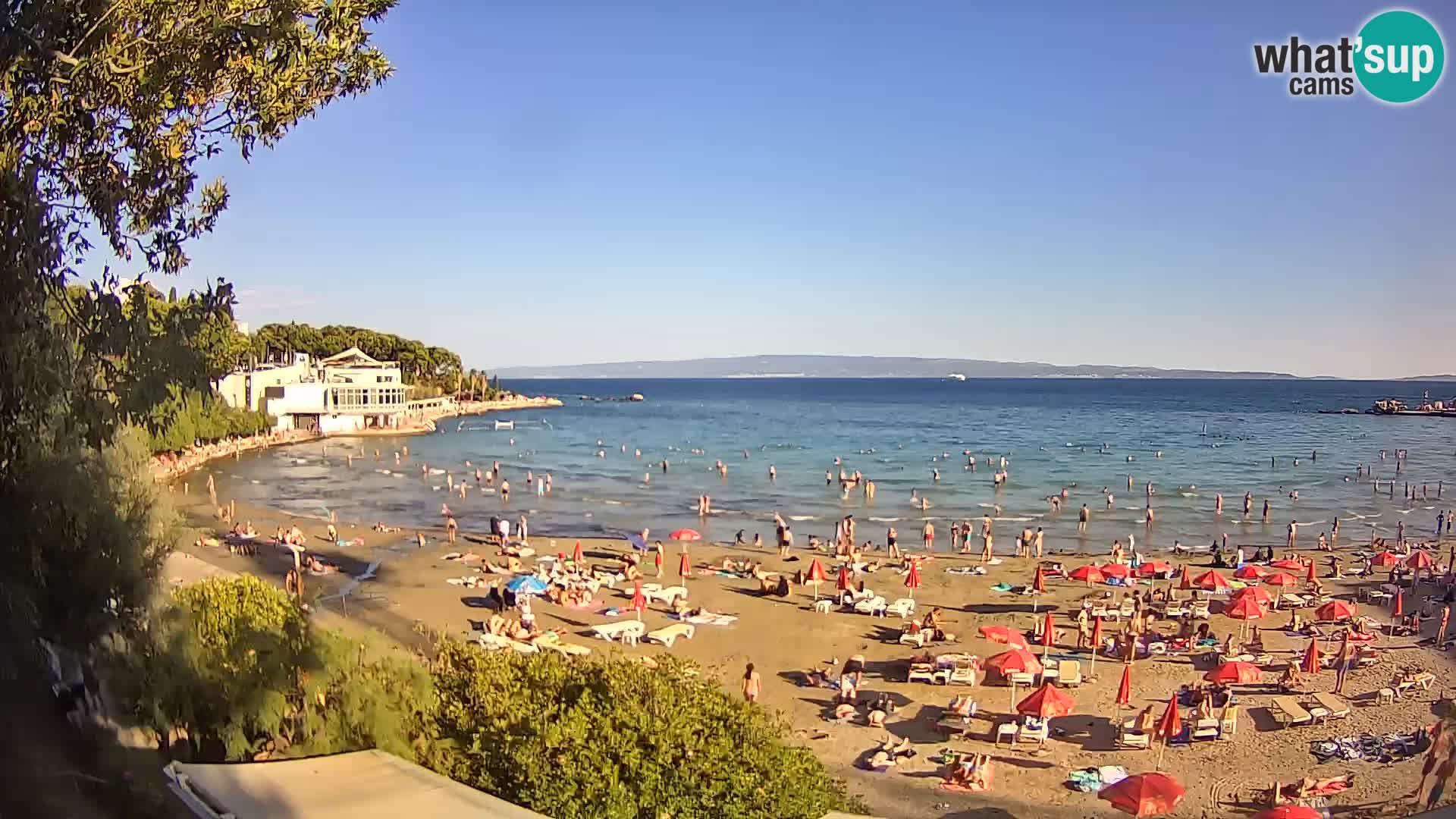 Webcam Live –  Split – spiaggia Bačvice