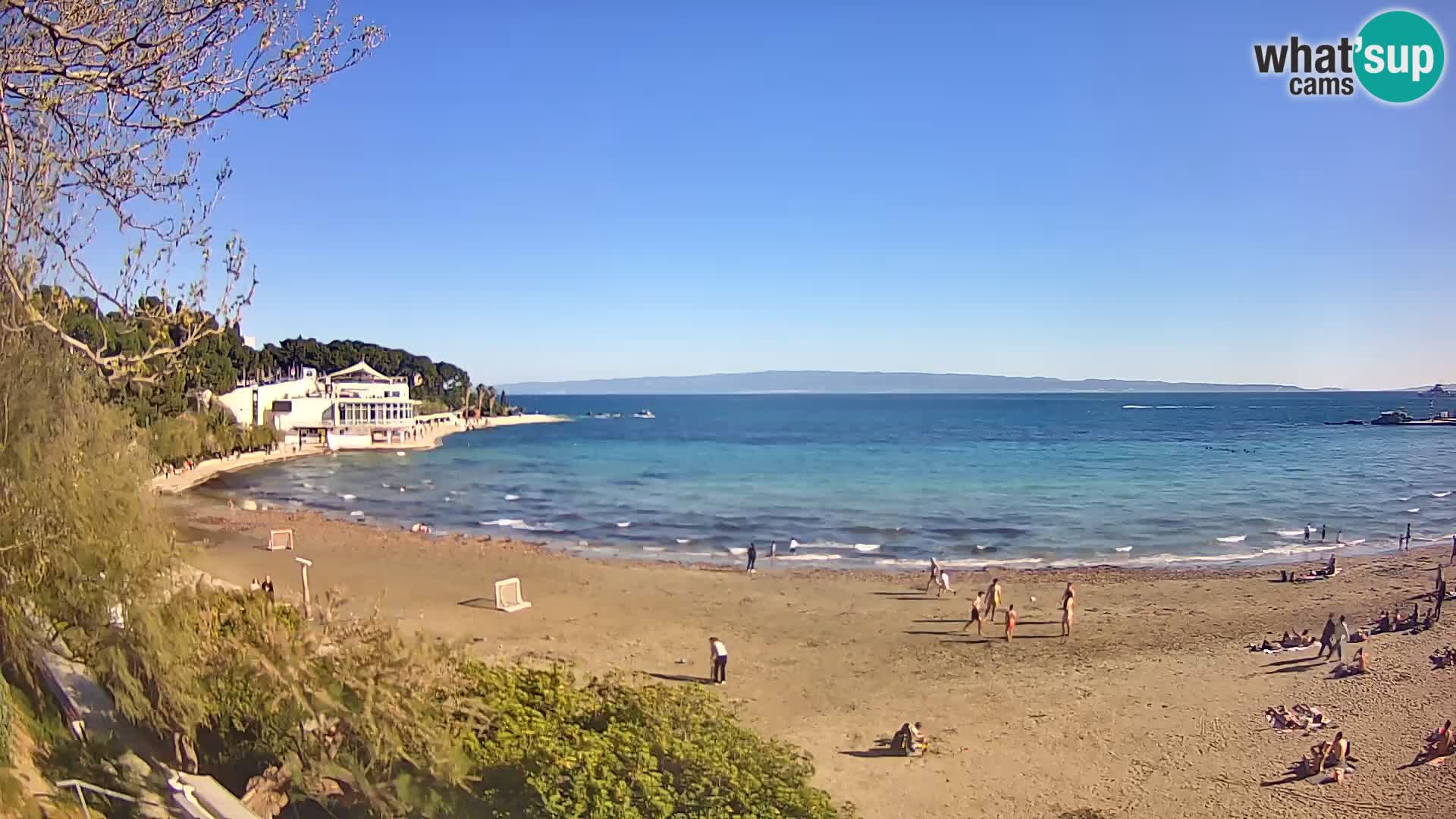 Web kamera Split – plaža Bačvice