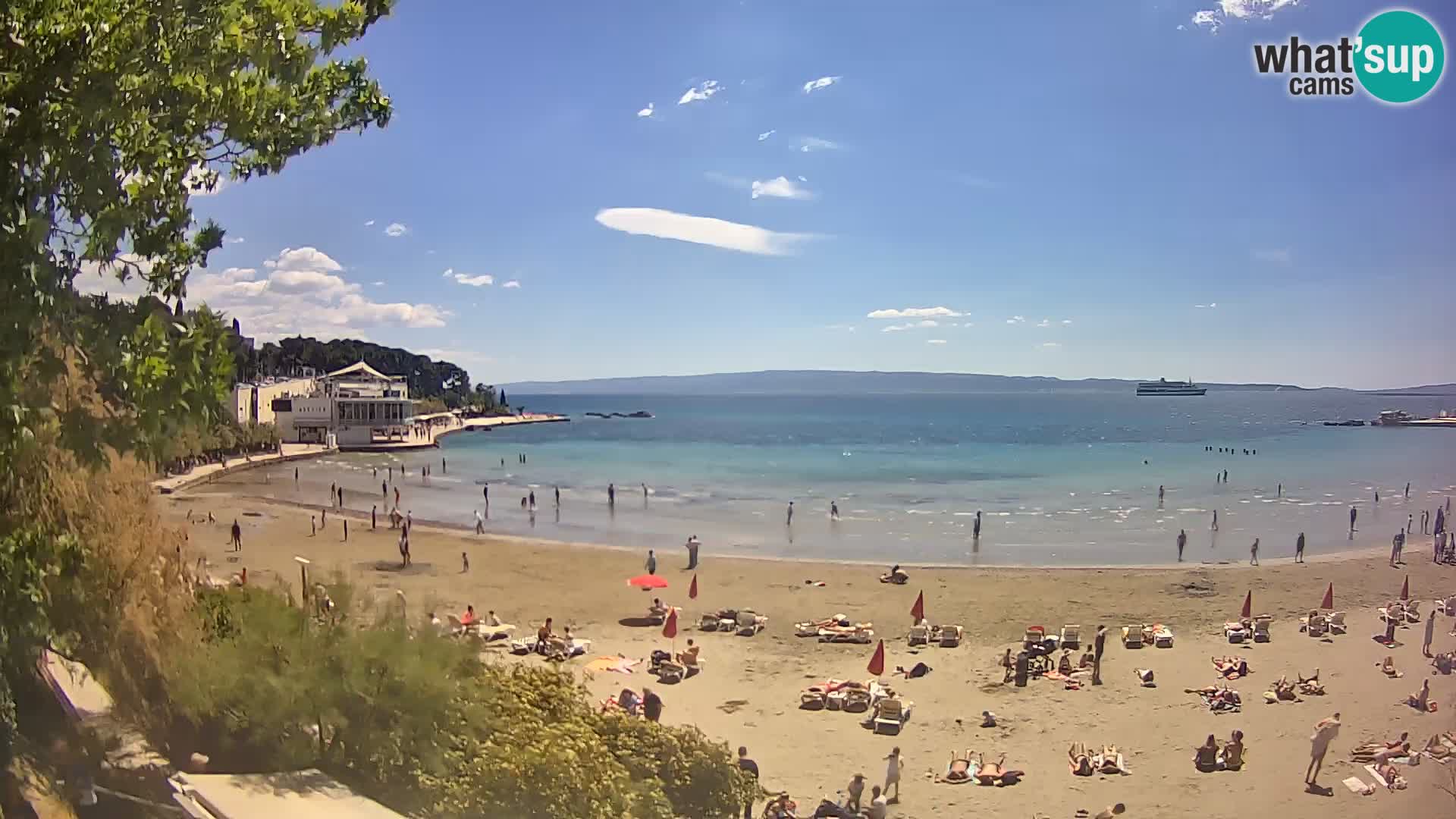 Webcam Live –  Split – spiaggia Bačvice