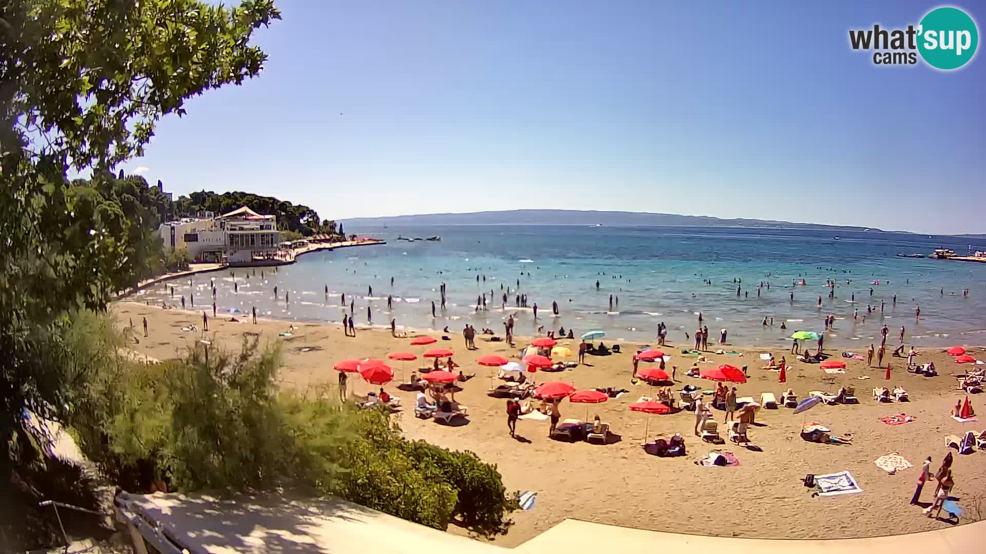 Webcam Live –  Split – spiaggia Bačvice