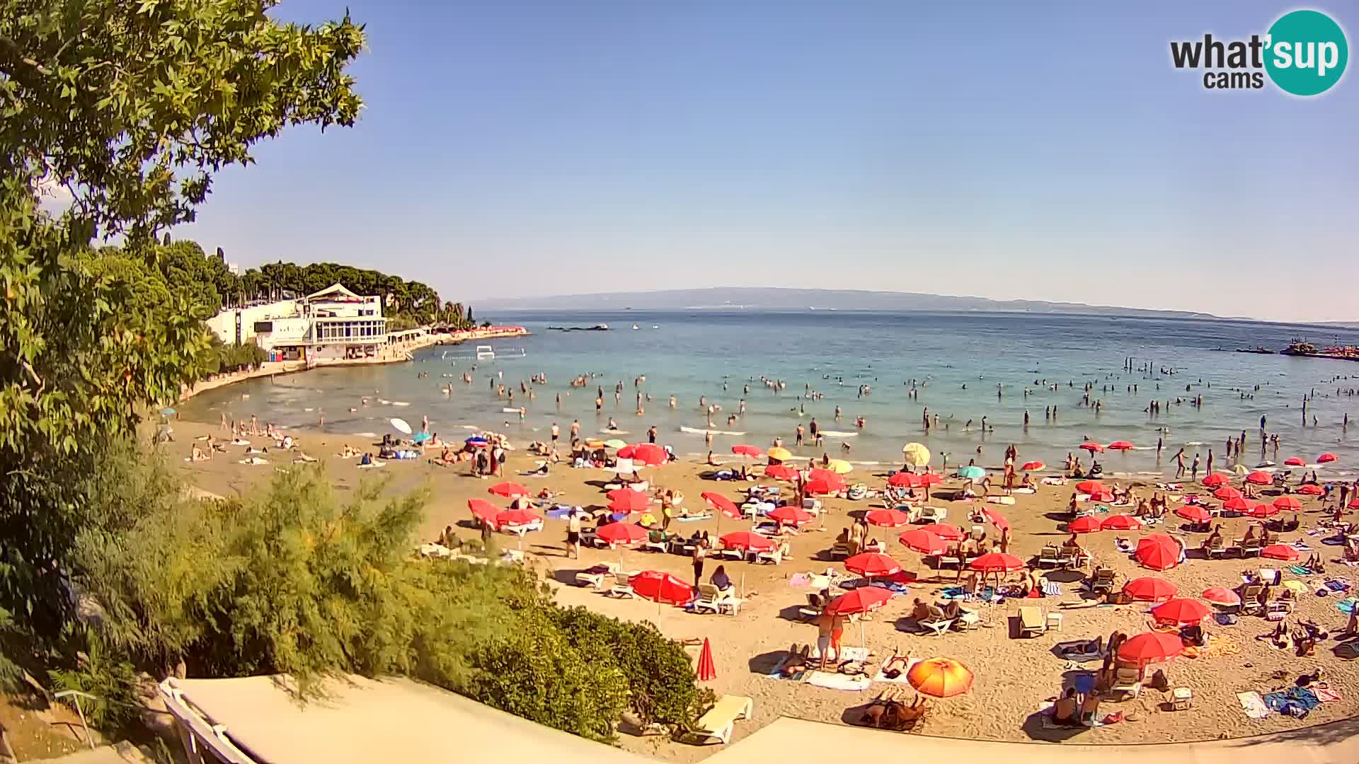 Web kamera Split – plaža Bačvice