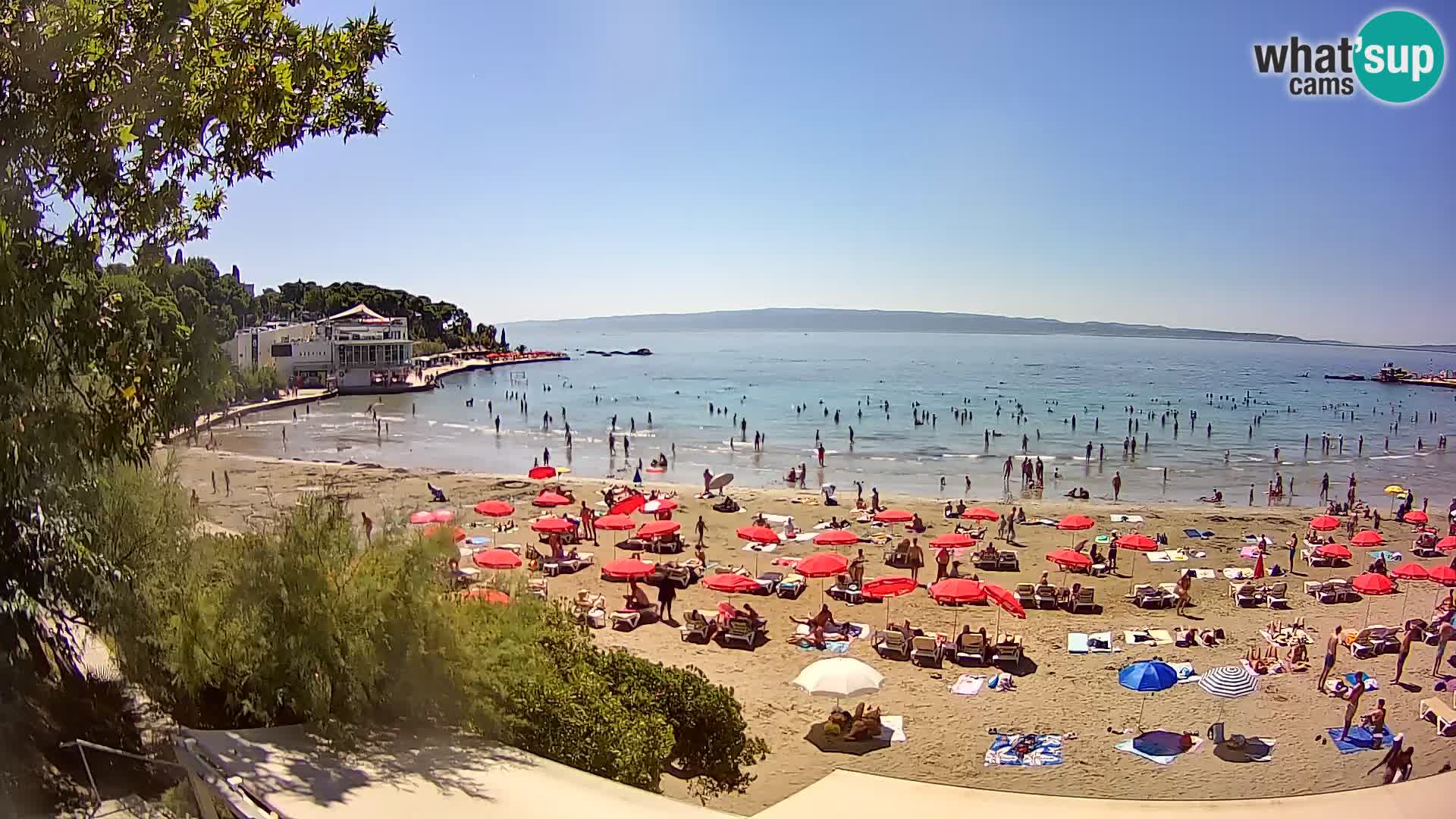 Web kamera Split – plaža Bačvice