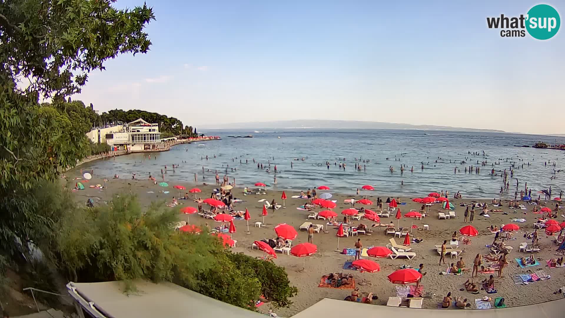 Webcam Live –  Split – spiaggia Bačvice