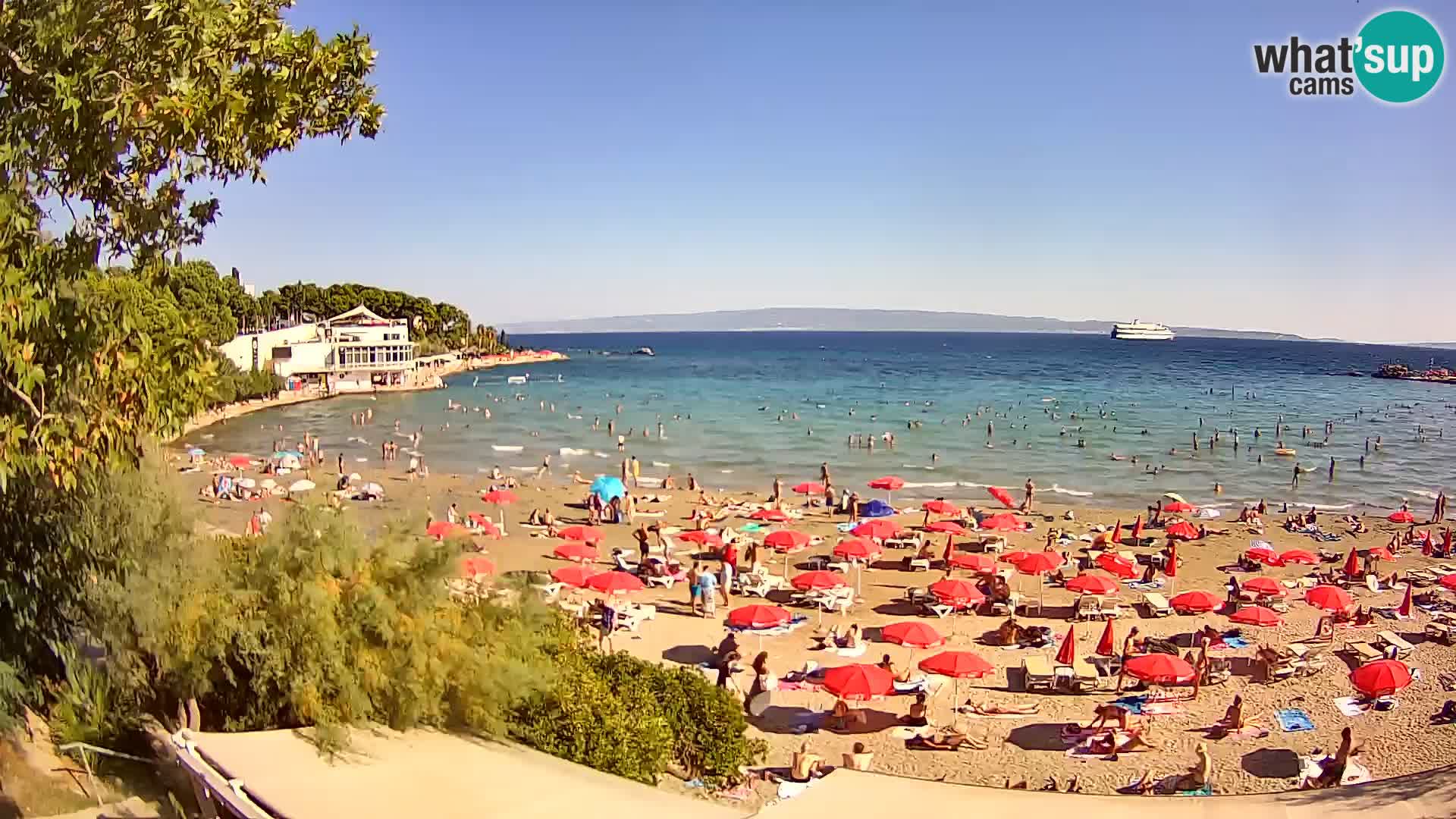 Spletna kamera Split – plaža Bačvice