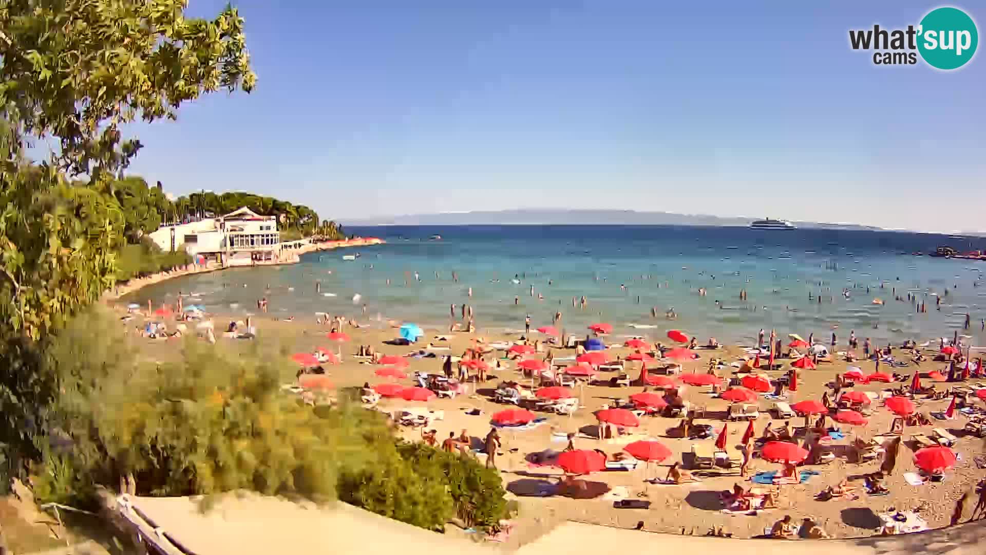 Spletna kamera Split – plaža Bačvice