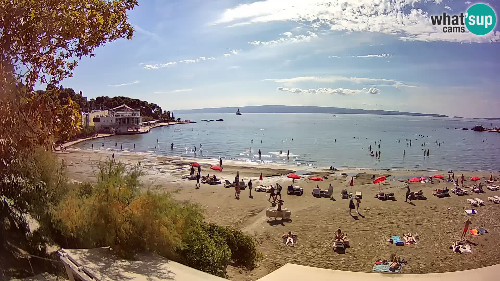 Web kamera Split – plaža Bačvice
