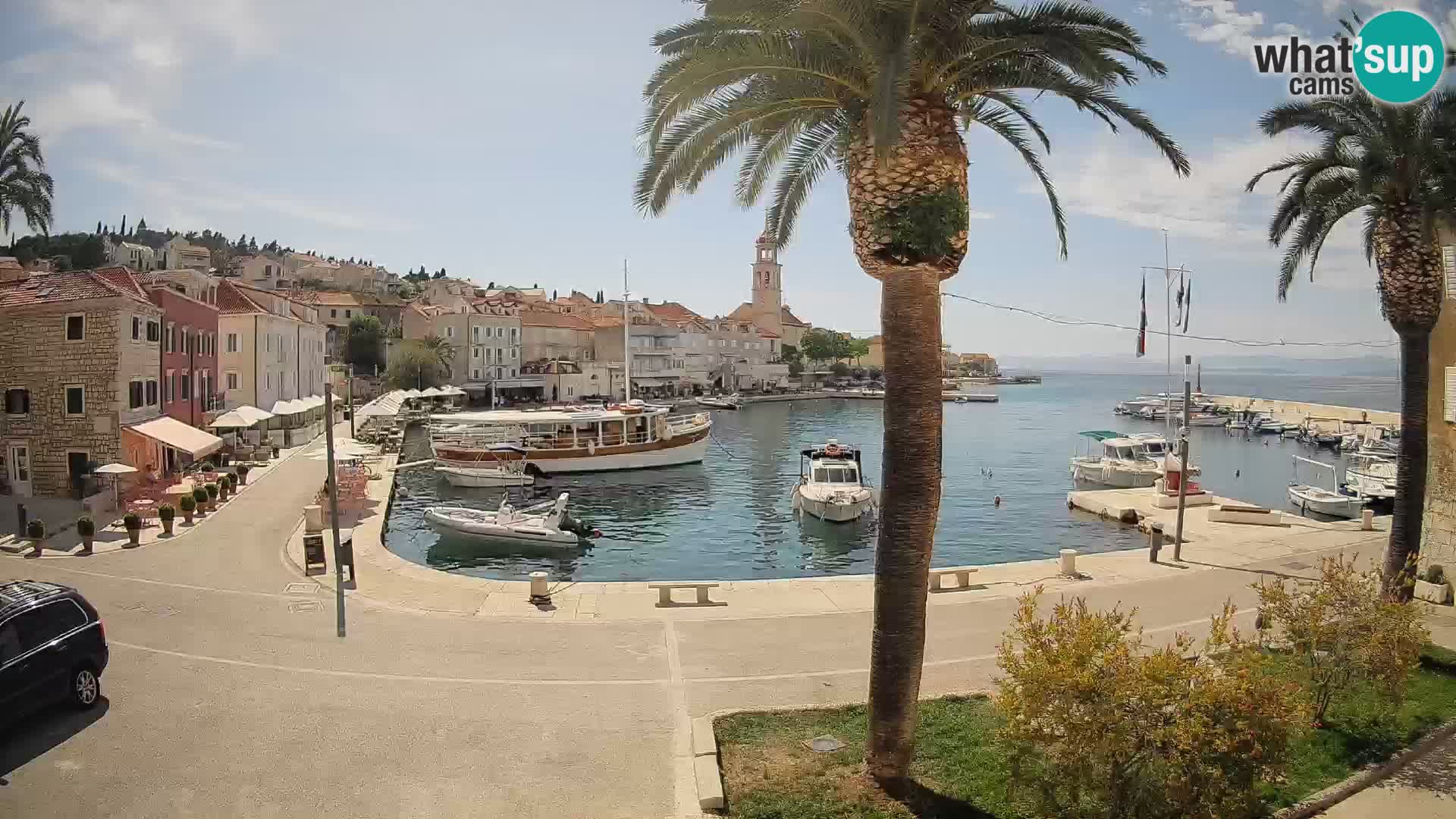 Webcam Sutivan Mandrač – Vista live dall’isola di Brač