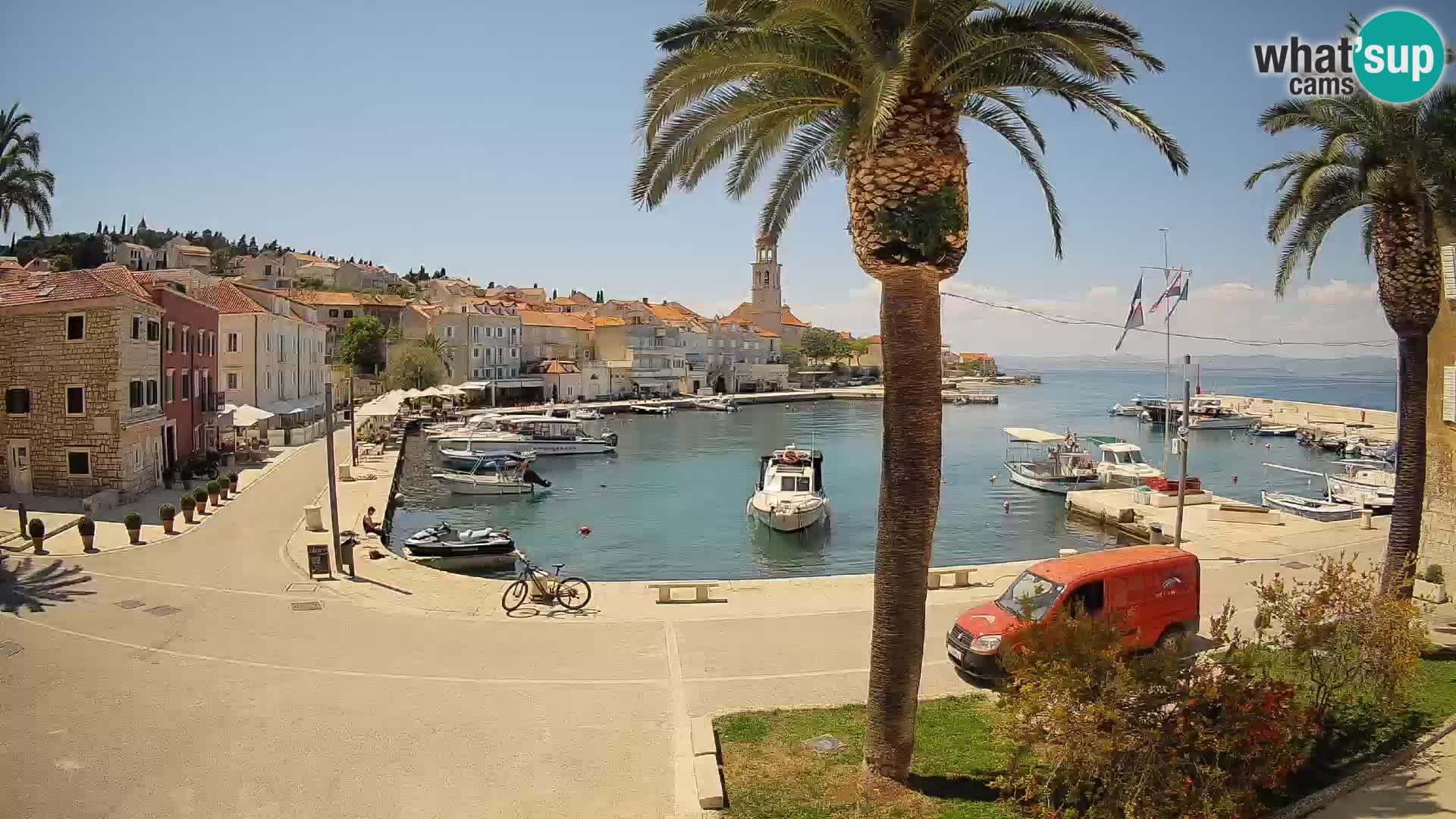 Caméra en direct Sutivan Mandrač – Vue en direct depuis l’île de Brač