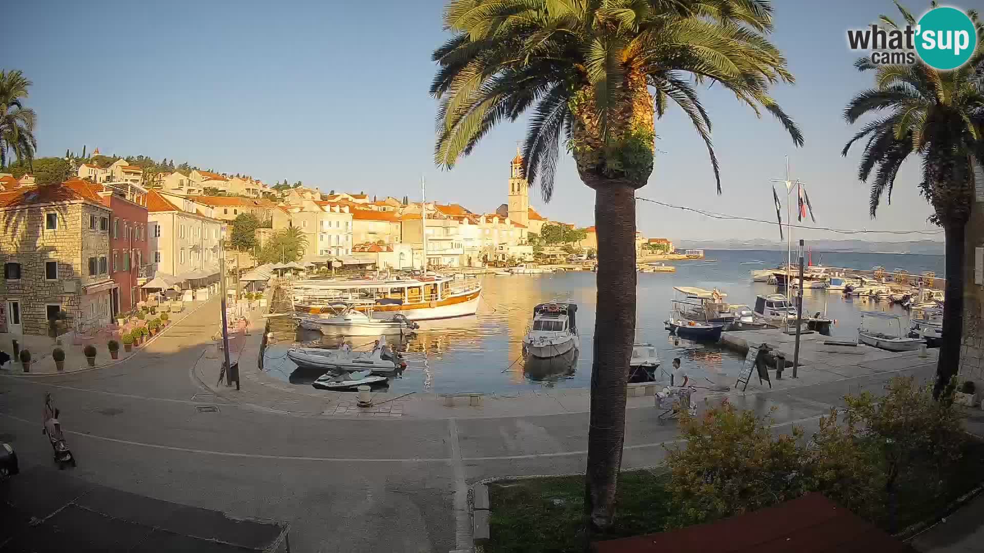Caméra en direct Sutivan Mandrač – Vue en direct depuis l’île de Brač
