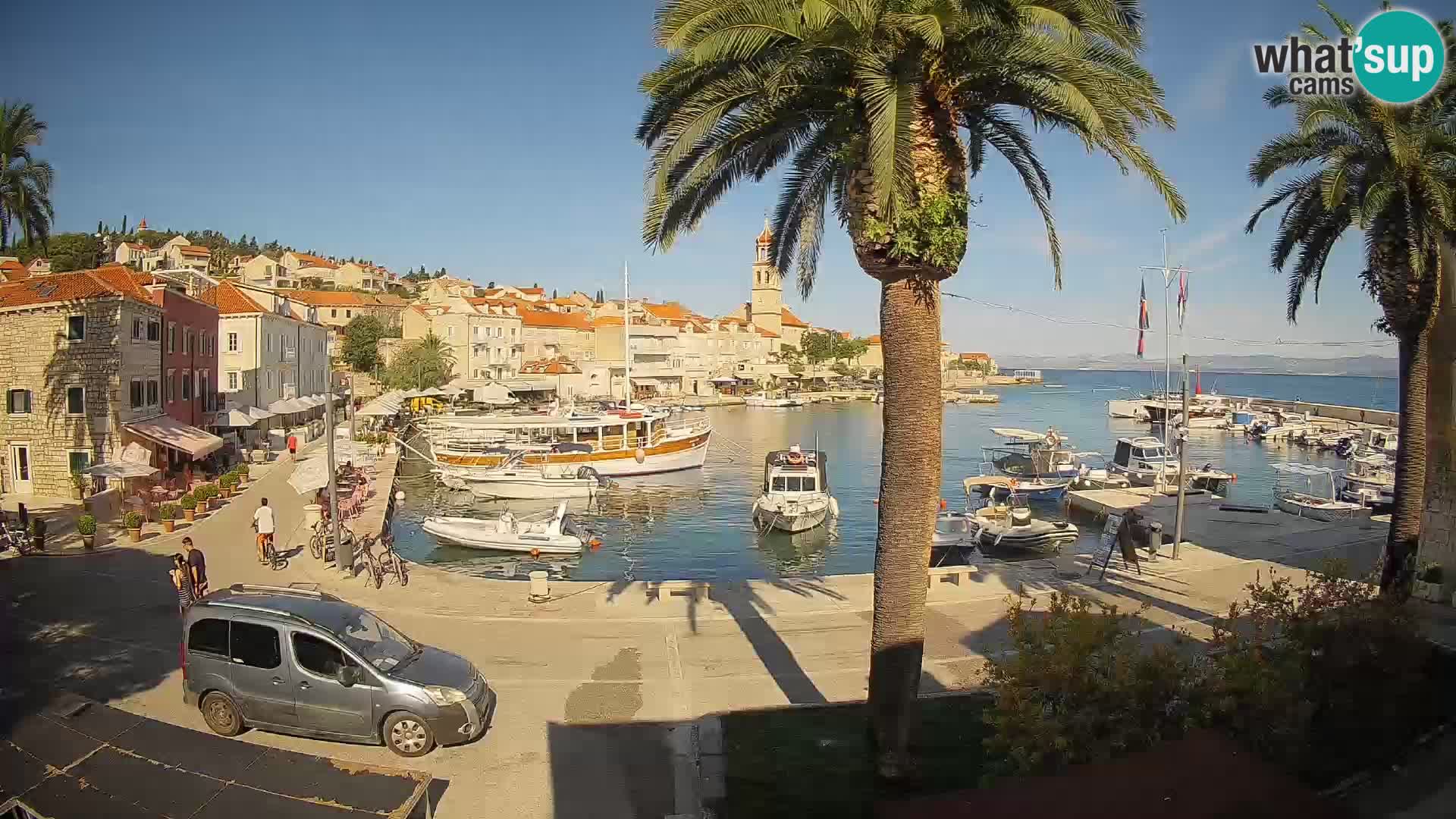 Webcam Sutivan Mandrač – Vista live dall’isola di Brač