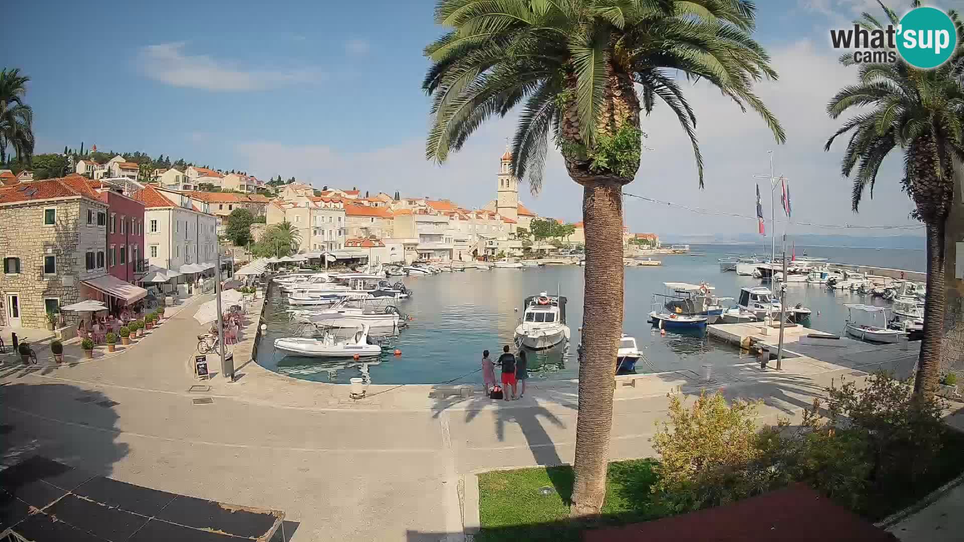 Caméra en direct Sutivan Mandrač – Vue en direct depuis l’île de Brač