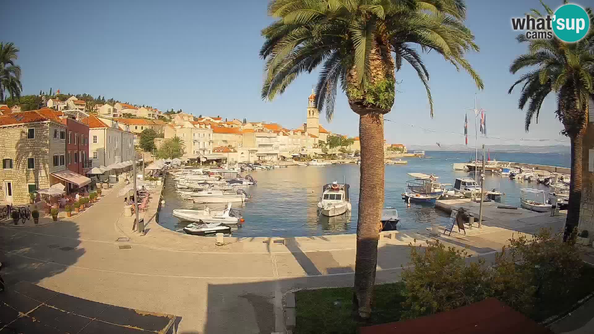 Caméra en direct Sutivan Mandrač – Vue en direct depuis l’île de Brač