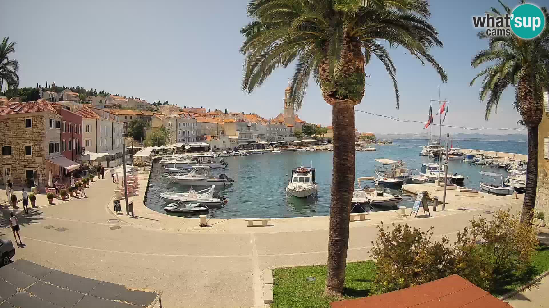 Webcam Sutivan Mandrač – Vista live dall’isola di Brač