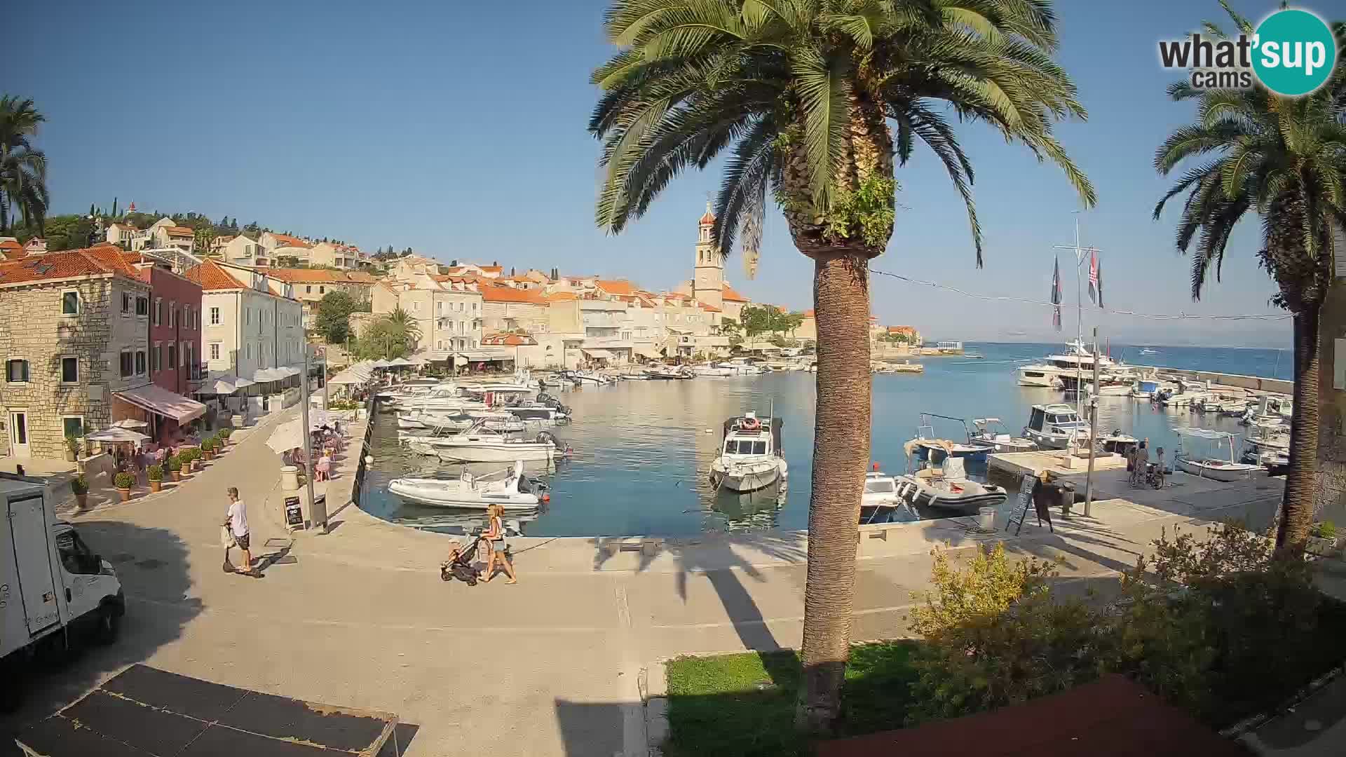 Caméra en direct Sutivan Mandrač – Vue en direct depuis l’île de Brač