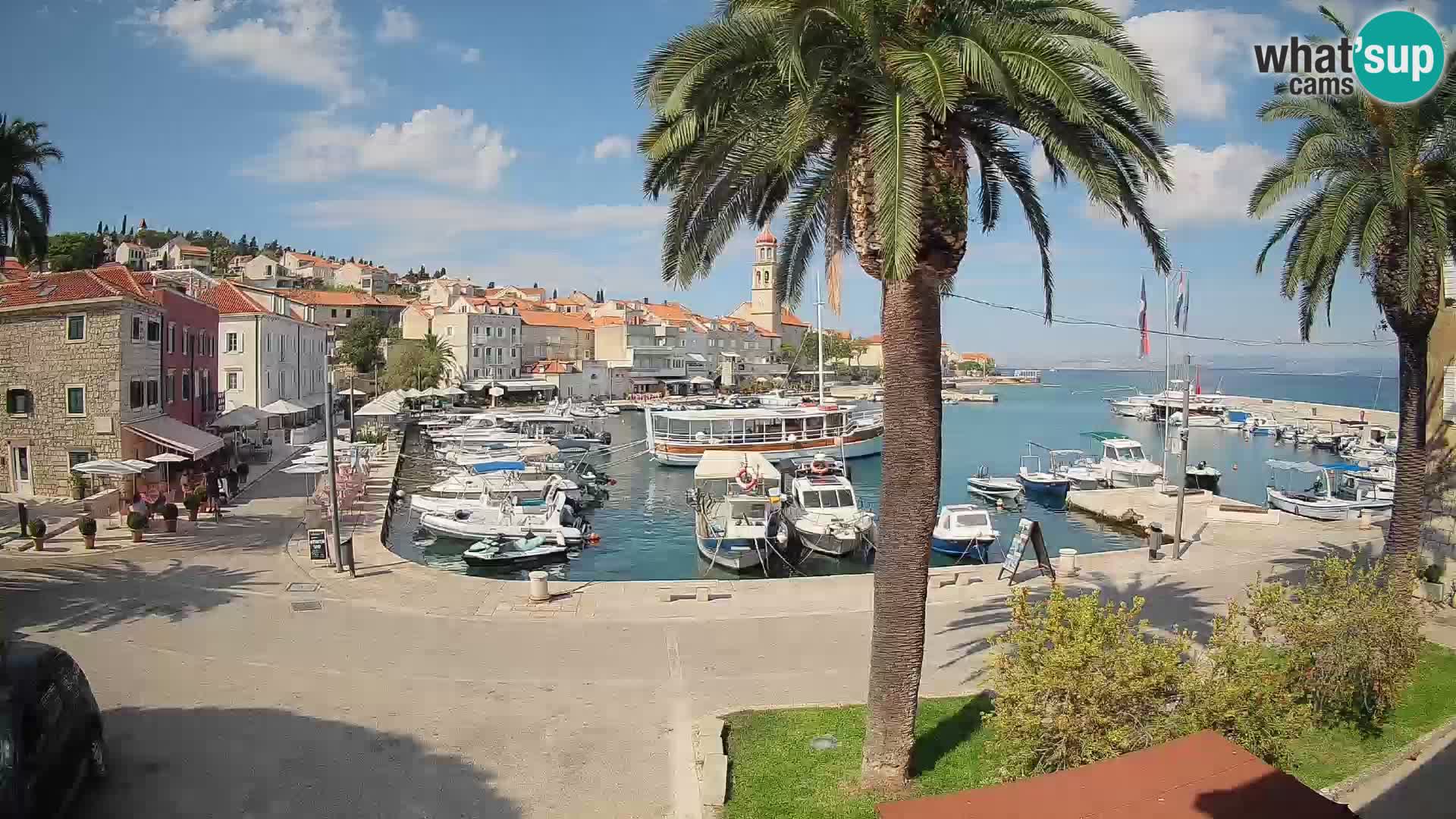 Webcam Sutivan Mandrač – Vista live dall’isola di Brač