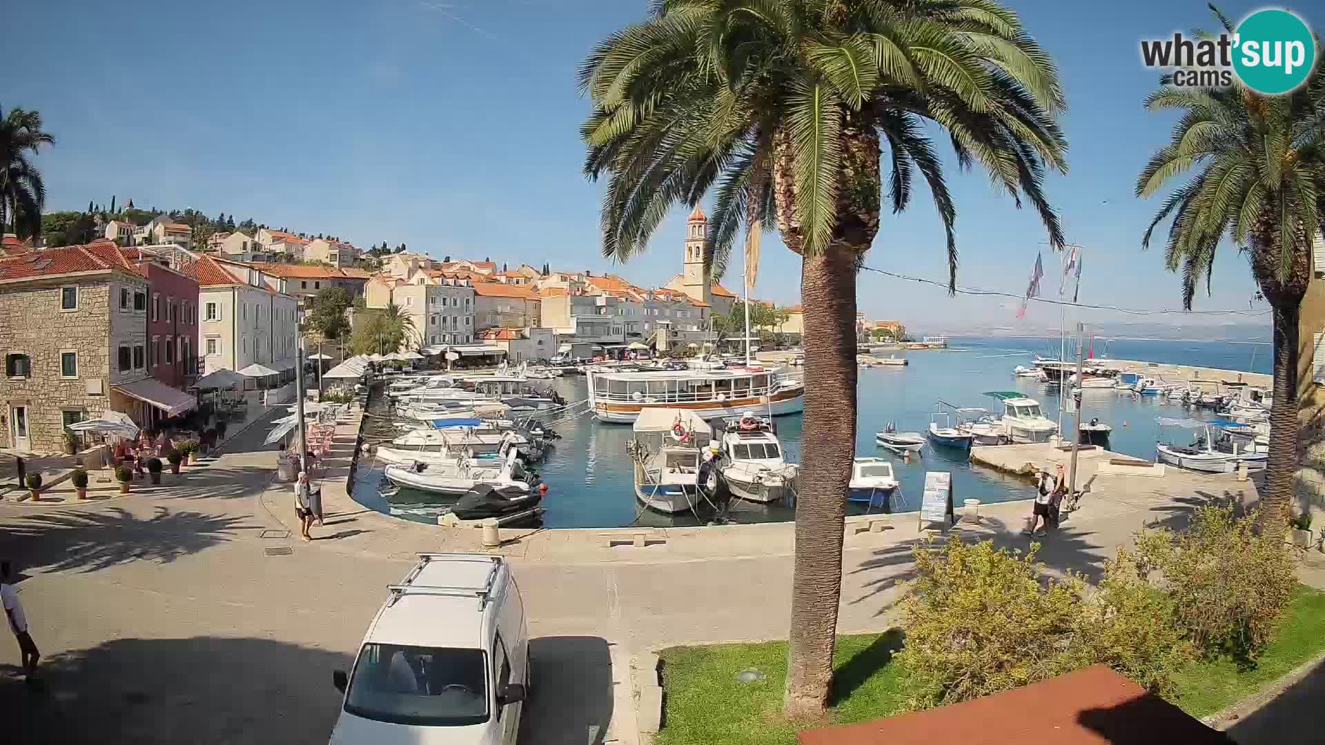 Webcam Sutivan Mandrač – Vista live dall’isola di Brač