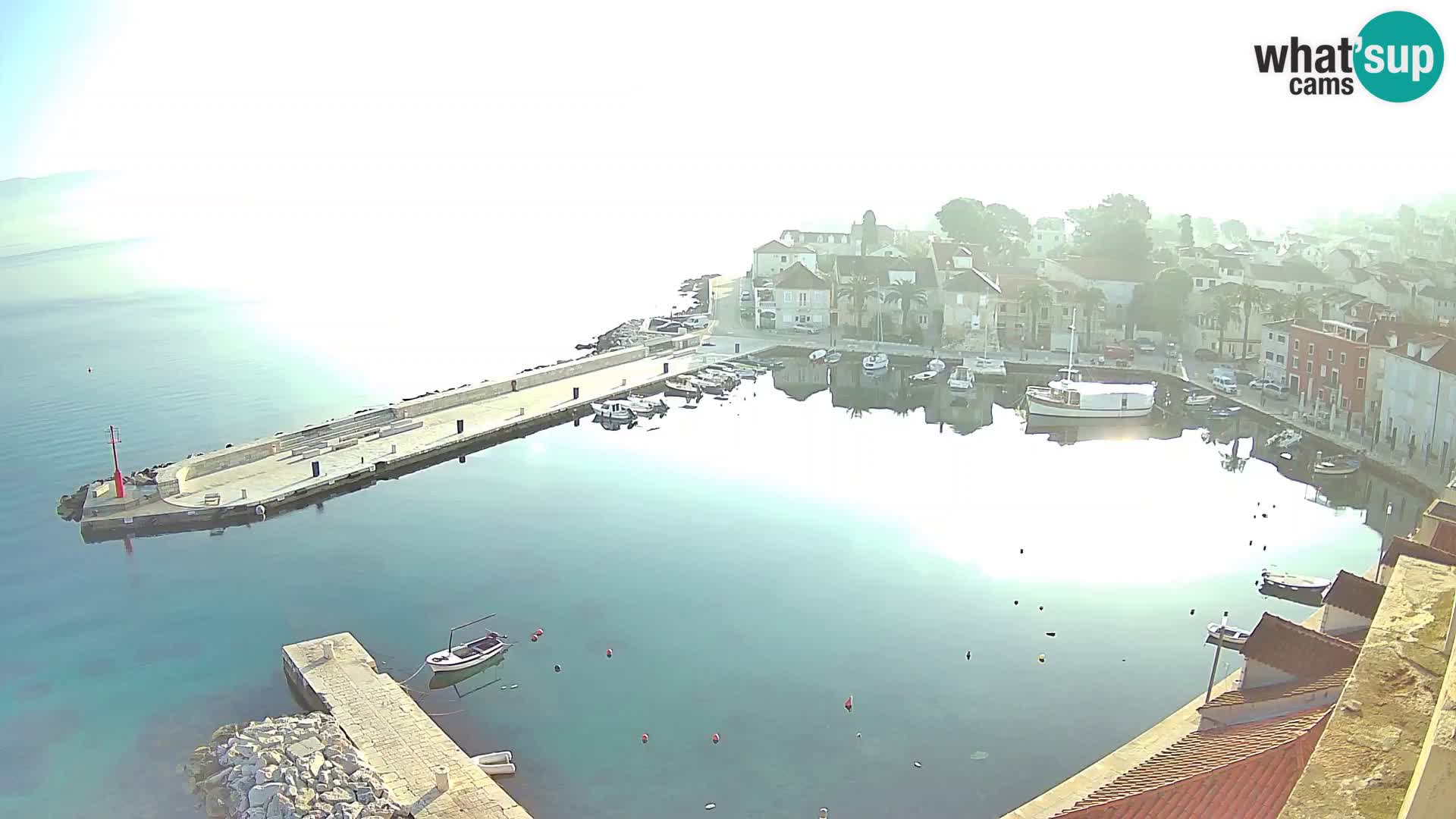 Webcam Sutivan panorama – Vista live dall’isola di Brač