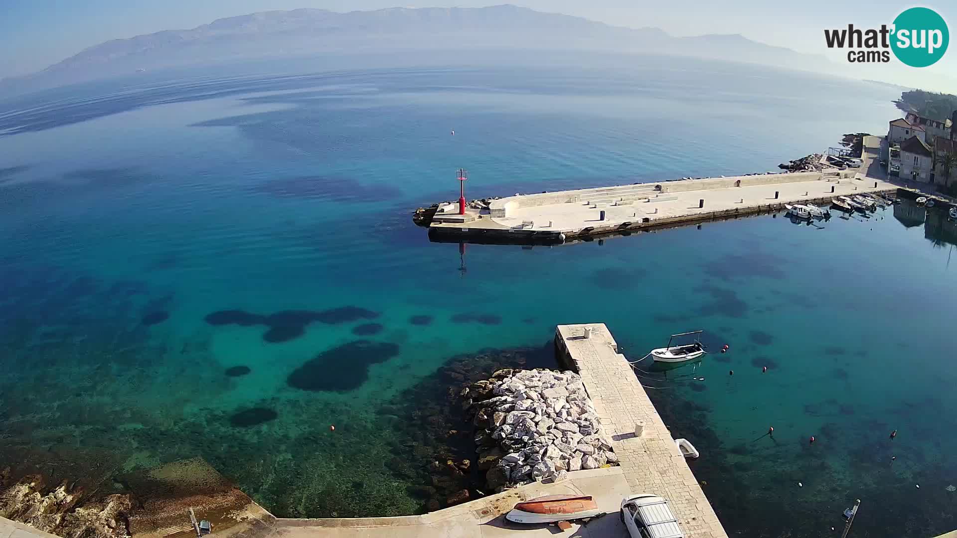 Webcam Sutivan panorama – Vista live dall’isola di Brač