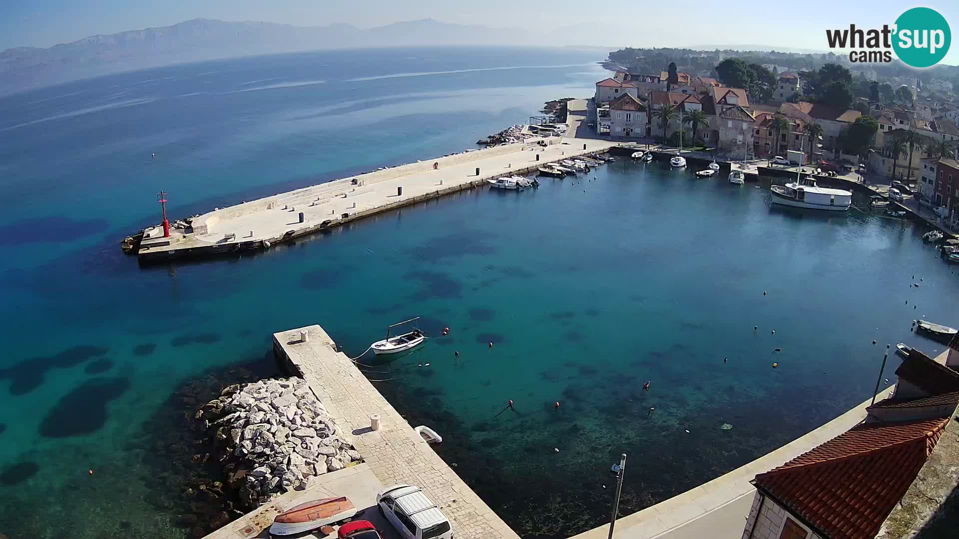 Webcam Sutivan Panorama – Vue en direct depuis l’île de Brač