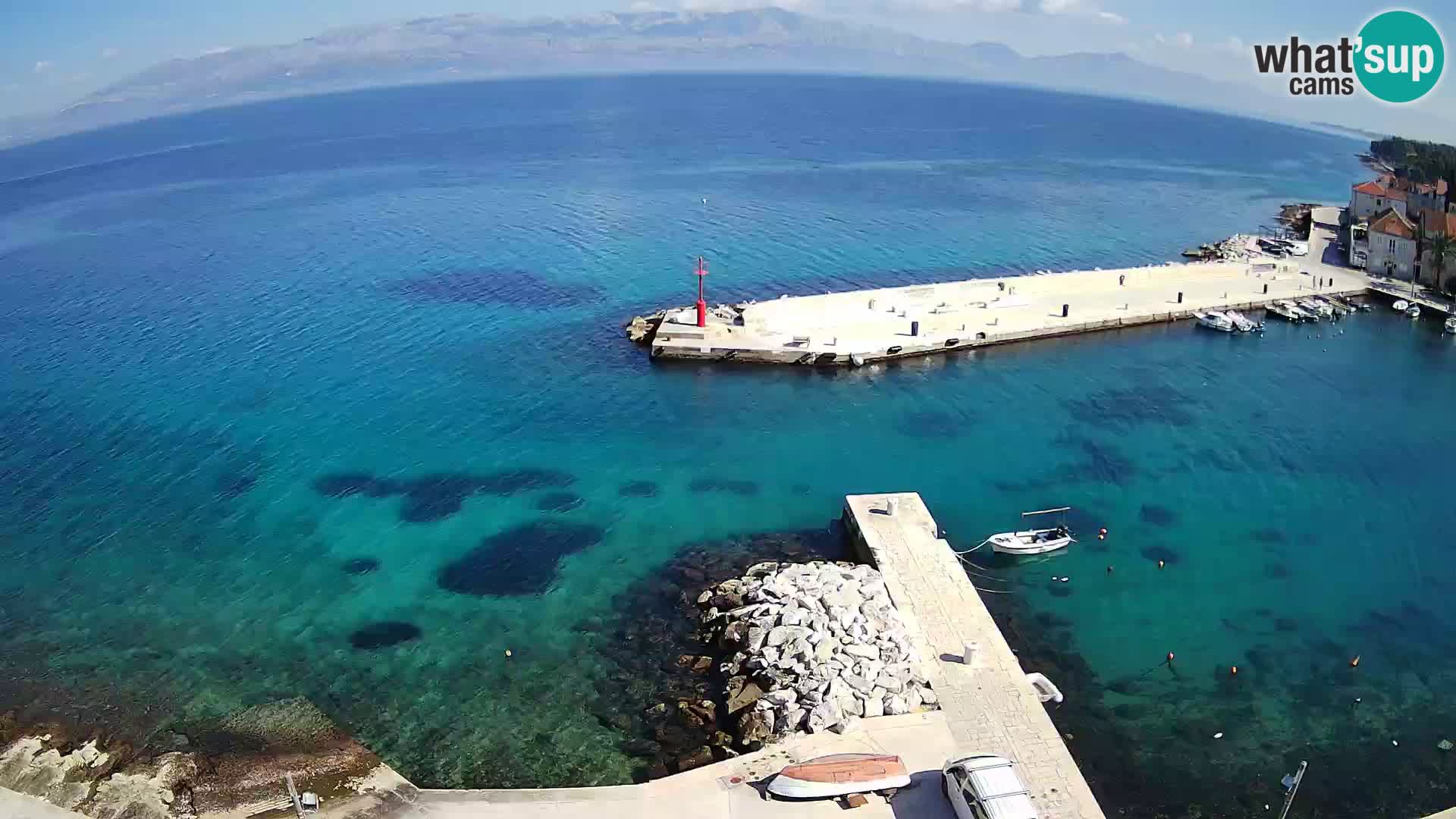 Webcam Sutivan Panorama – Vue en direct depuis l’île de Brač